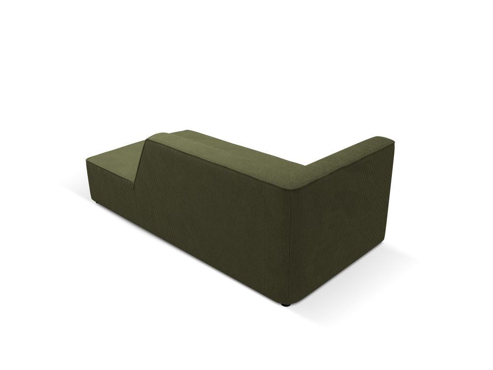 Cosmopolitan Design Chaiselongue Siena Kord Scala Grün Rechts
