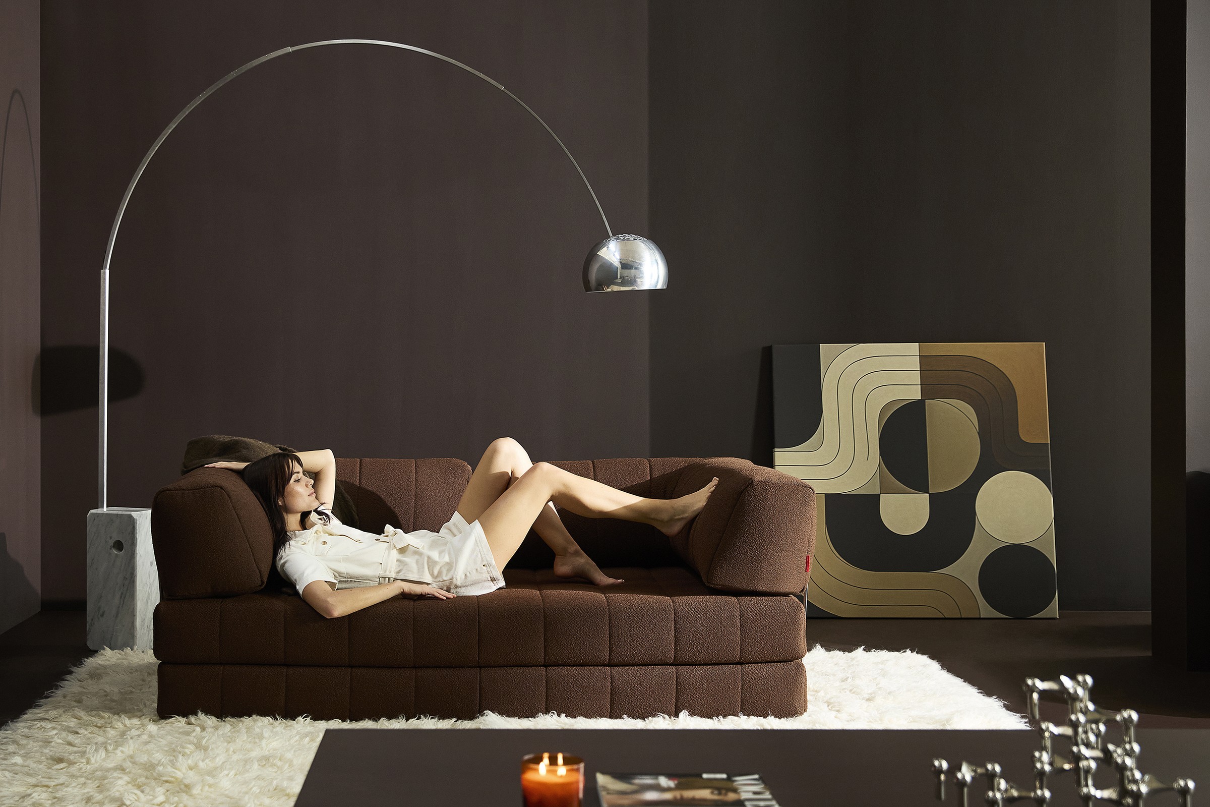 Schlafsofa CozyPad mit Armlehnen
