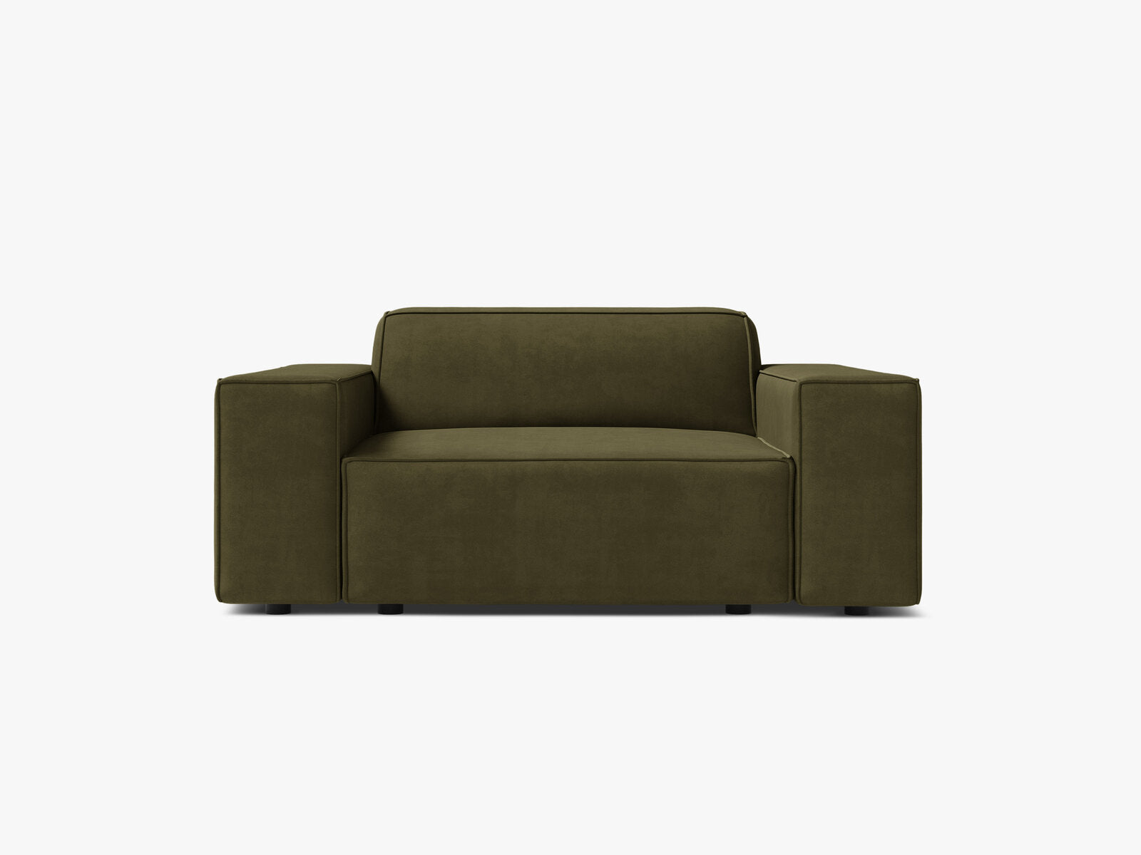 Micadoni Sessel Jodie 1-Sitzer Samt Bluvel Grün