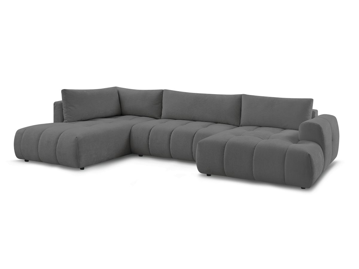 Bobochic Fuji Wohnlandschaft Stoff Dunkelgrau Ecke rechts