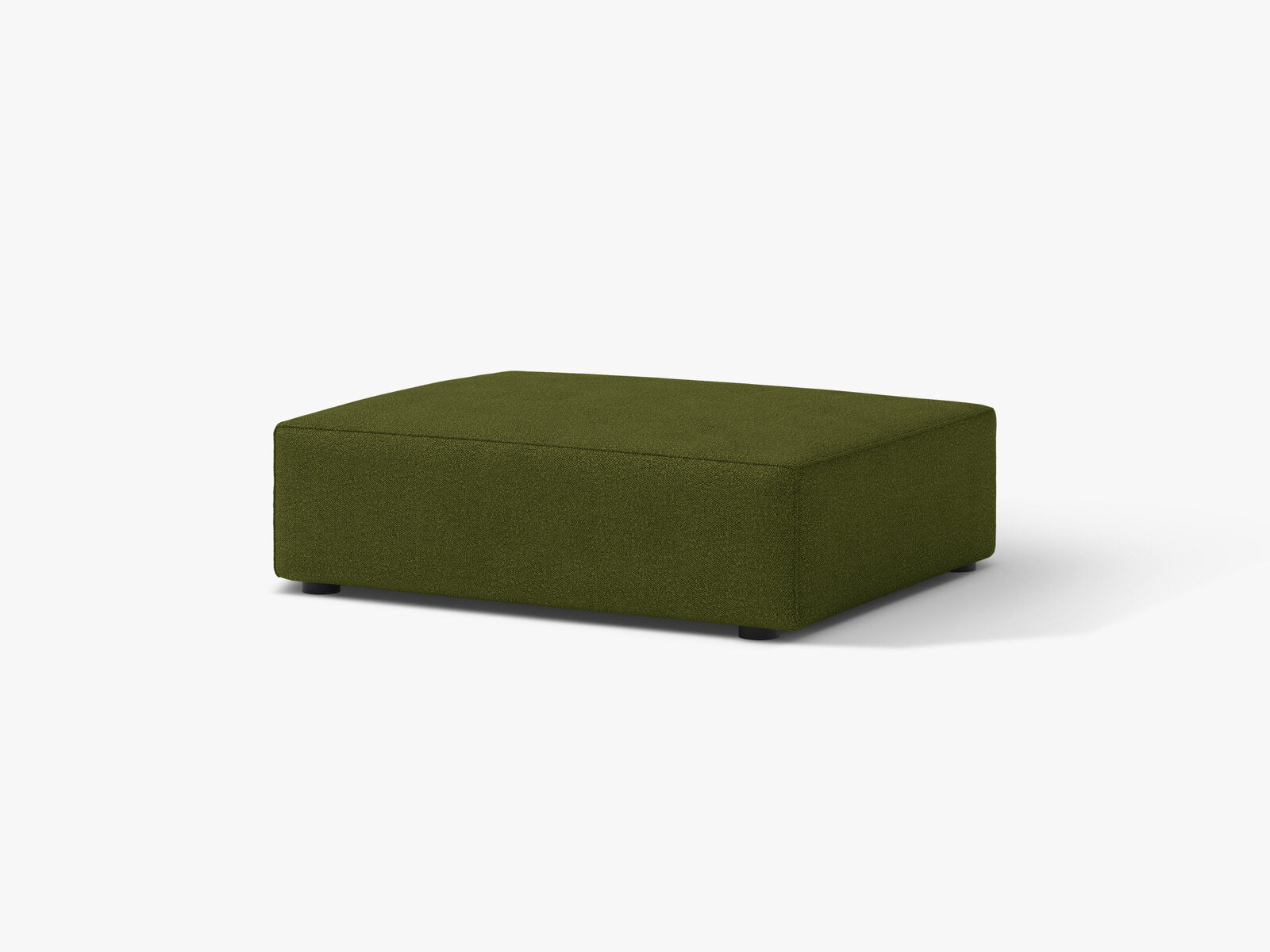 Micadoni Hocker Jodie 1-Sitzer Boucle Baloo Dunkel-Olivgrün