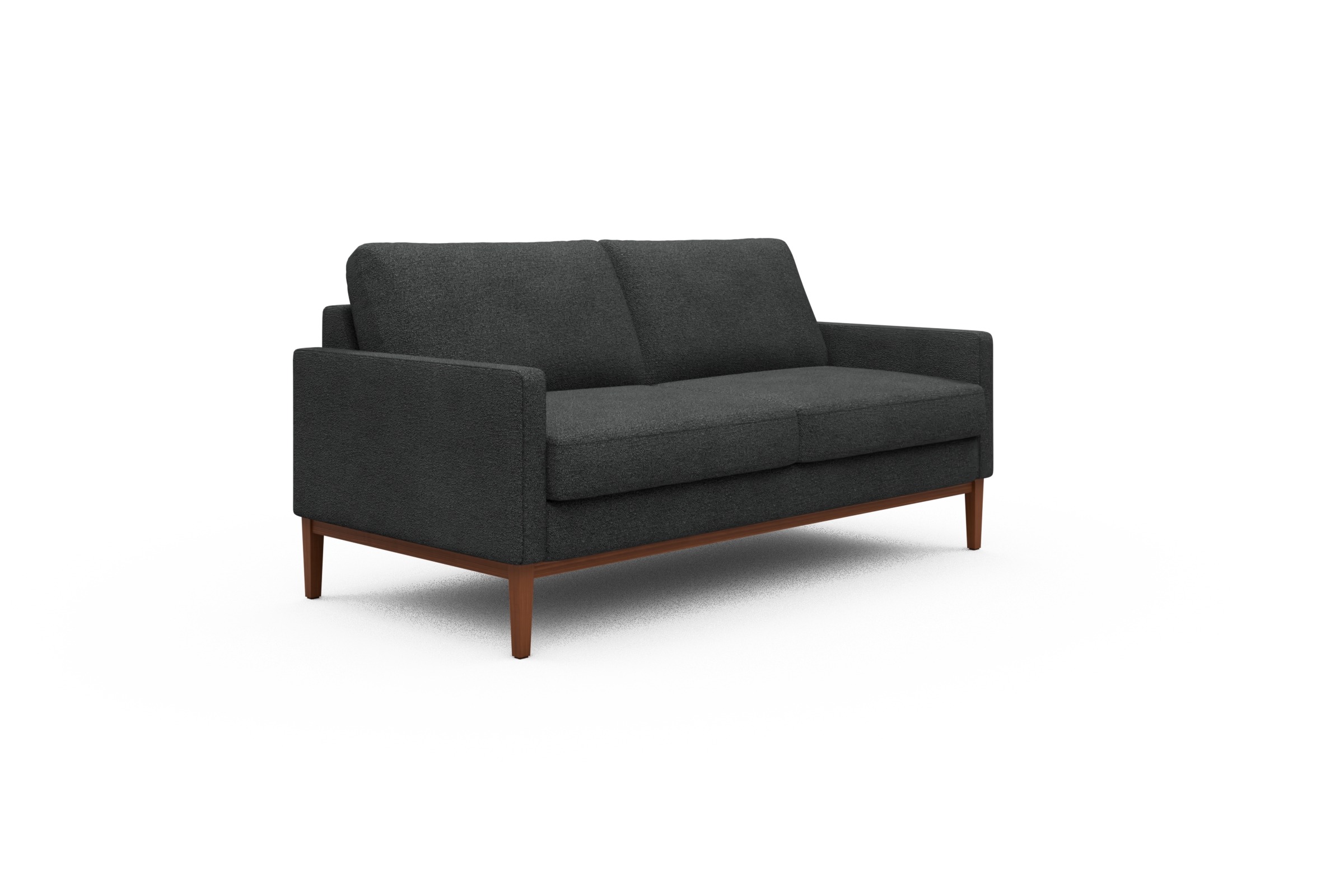 Sofa Bodo 2,5-Sitzer Boucle-Charcoal