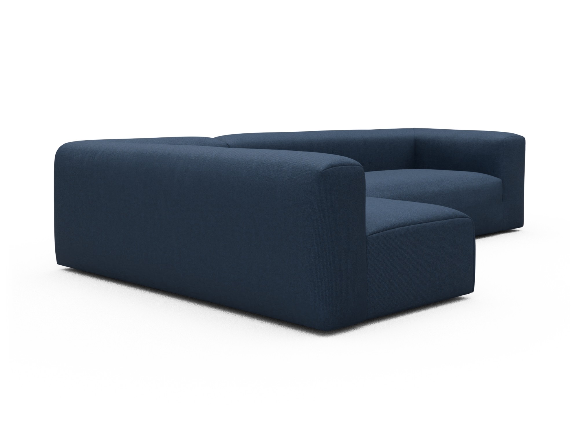 Skandi Home Ecksofa Fred 2x 2,5-Sitzer links offen Weda-Blue moebelfaktor