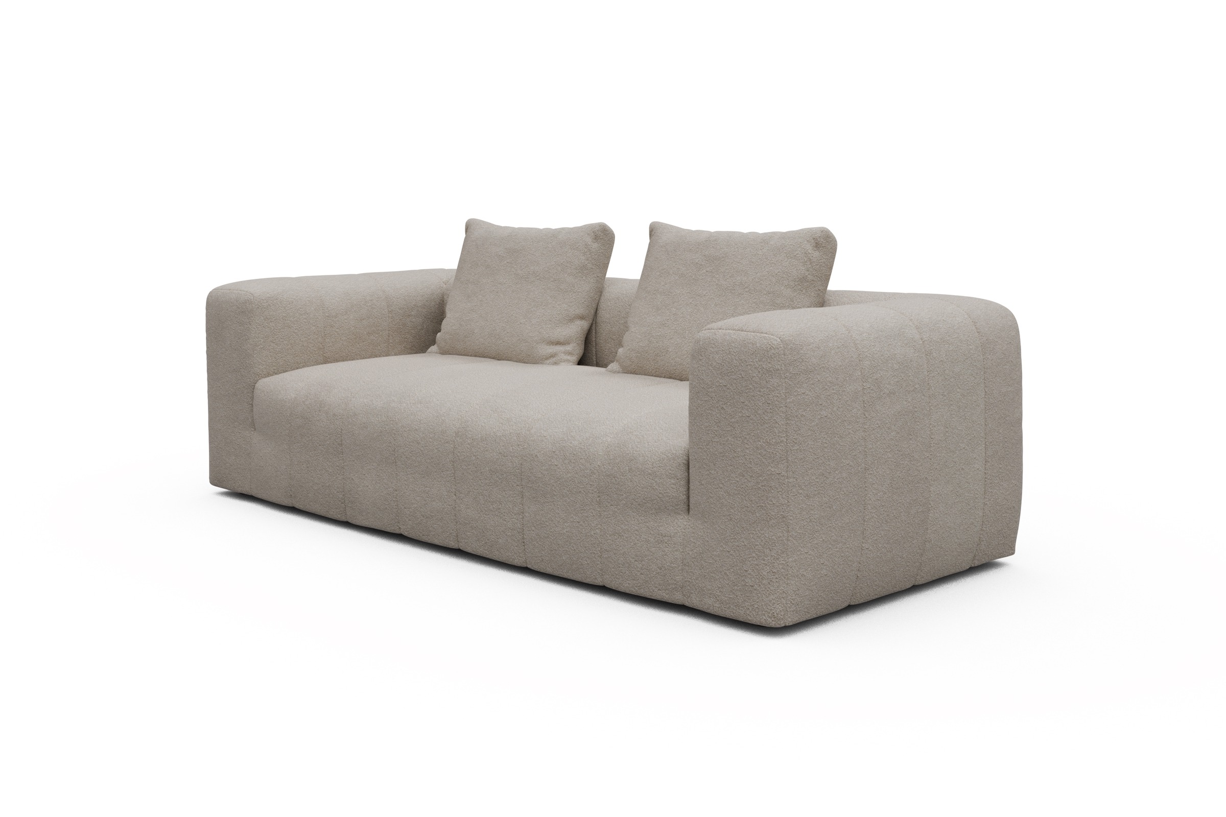 Sofa Hugo 3-Sitzer Aivi-Lace-Beige
