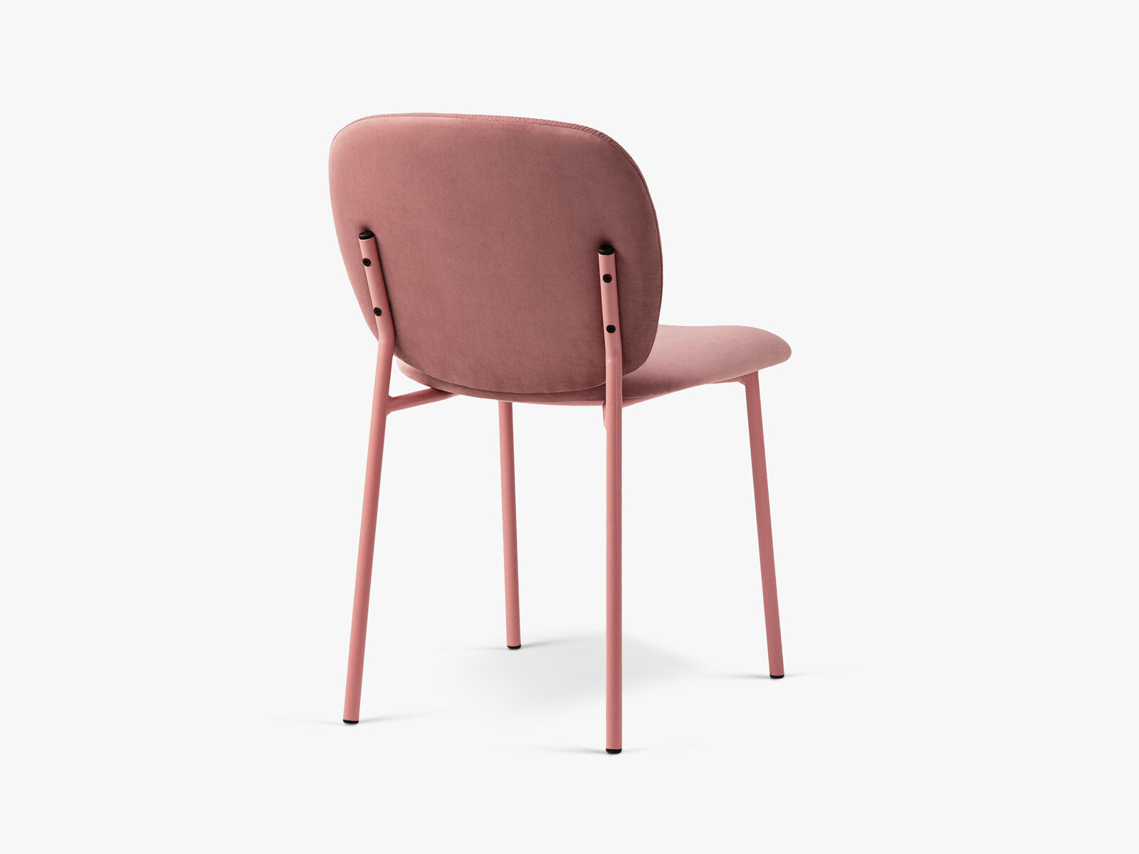Micadoni Stuhl Caroline Samt Magic Velvet Rosa Flamingo
