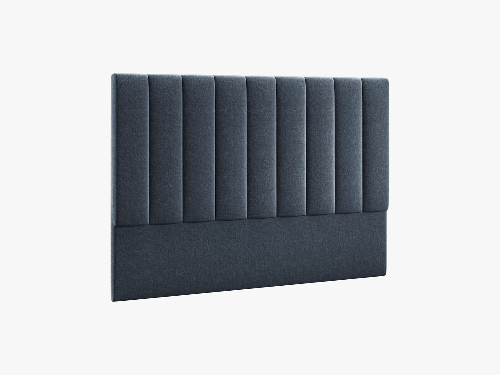 Micadoni Marl Polster-Kopfteil Chenille Eden Marineblau 180x120