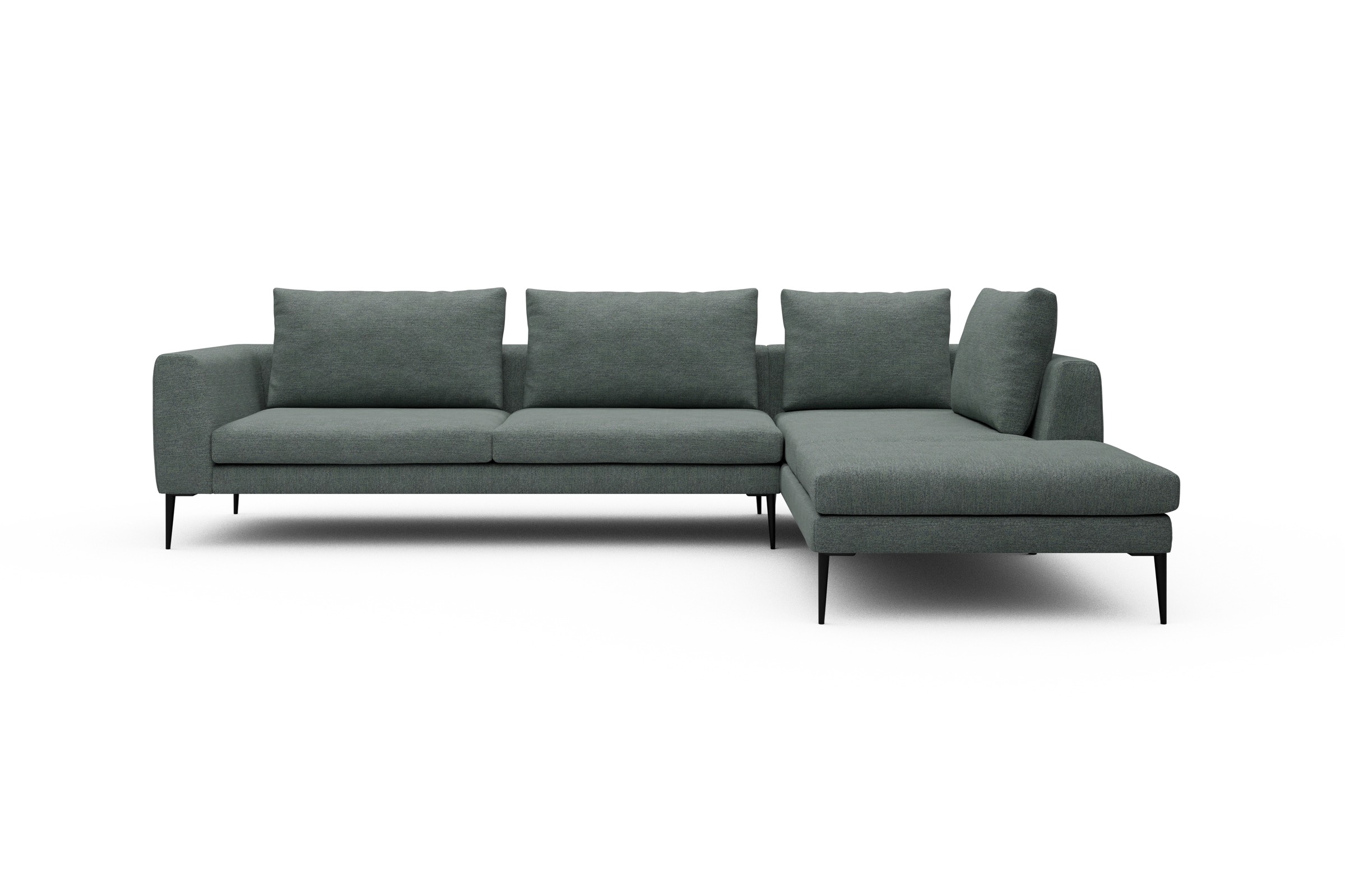 Skandi Home Ecksofa Paul Relax-Ecke links mit 3-Sitzer Carreno-Ice-Blue moebelfaktor