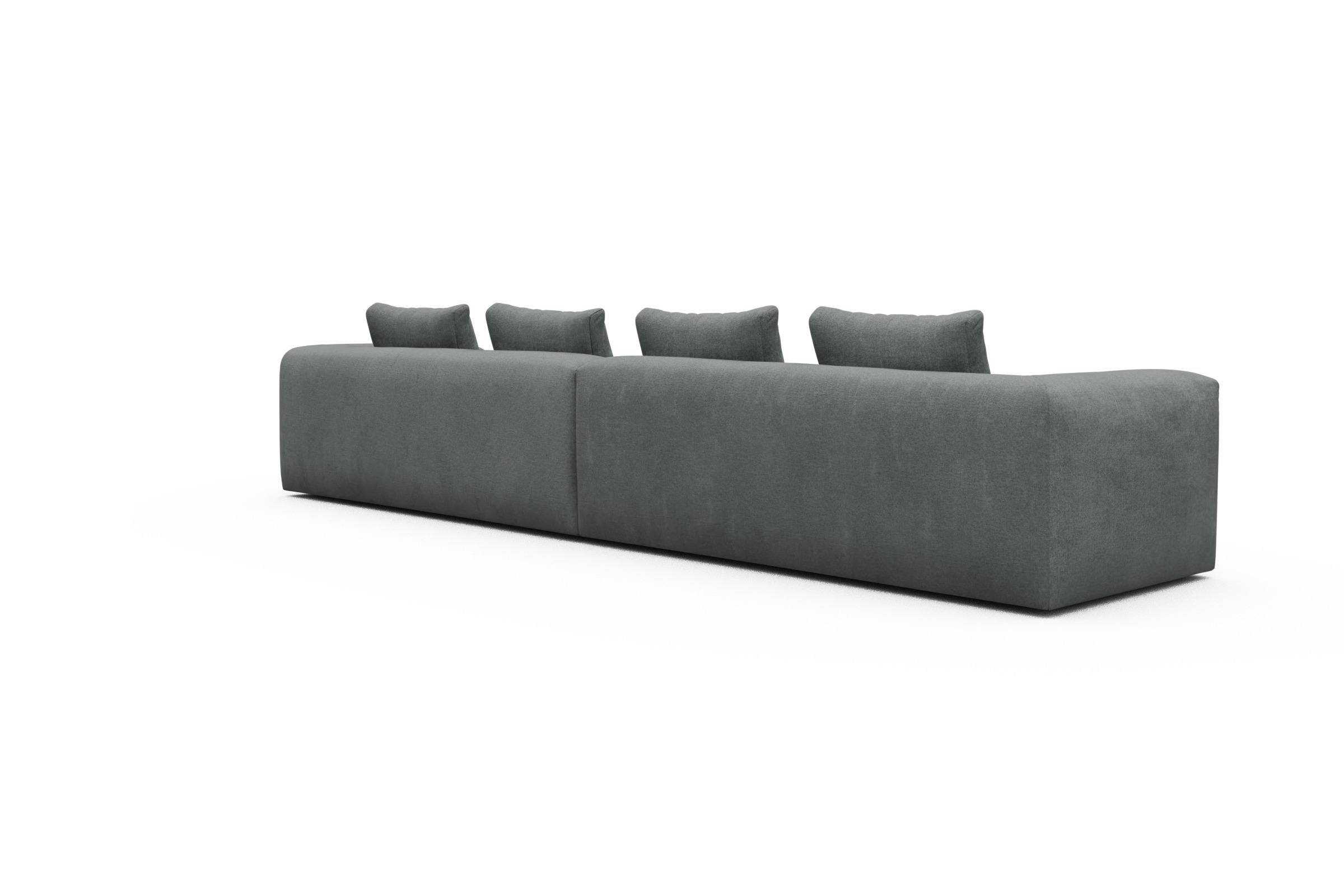 Sofa Modulares XXL Sofa Fred 5-Sitzer Casone-Gravel-Grey
