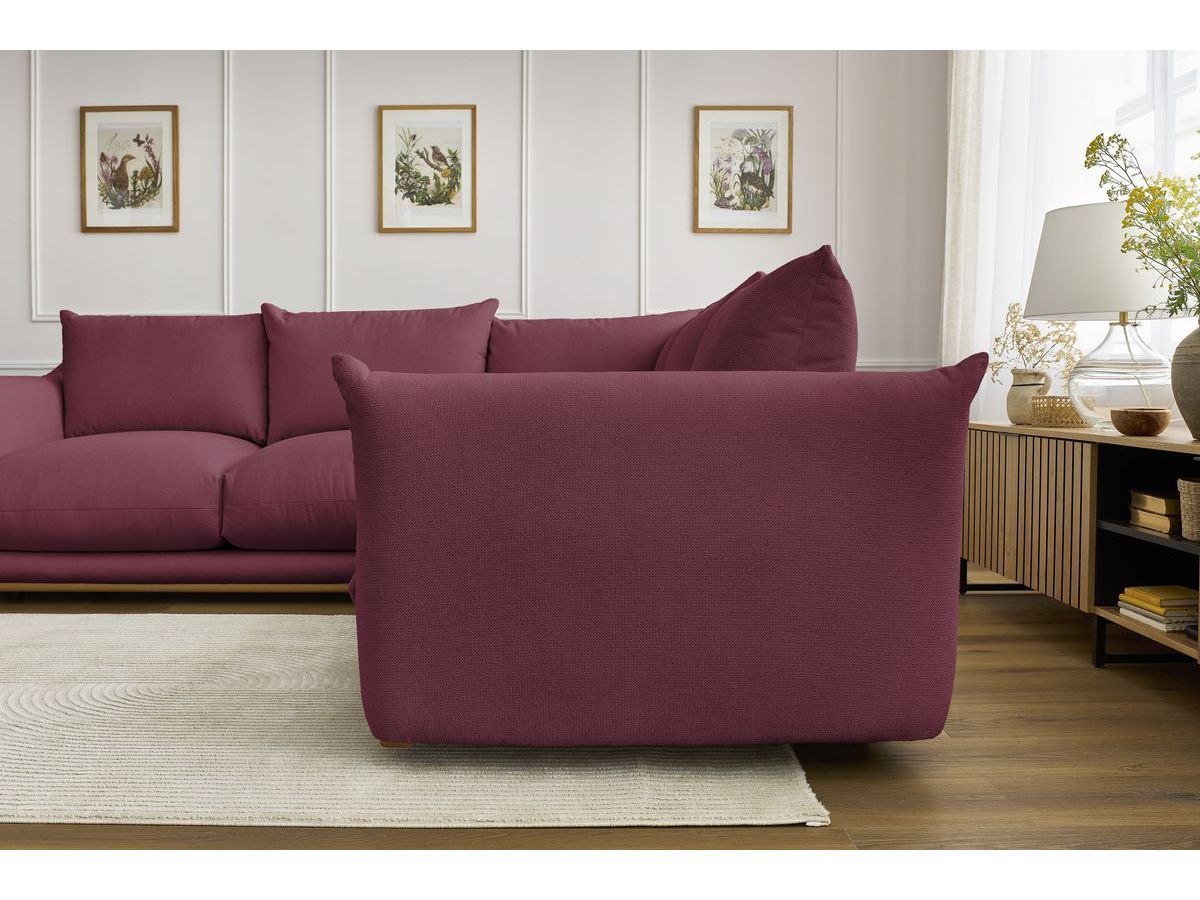 Bobochic Ernest Ecksofa Stoff Rot
