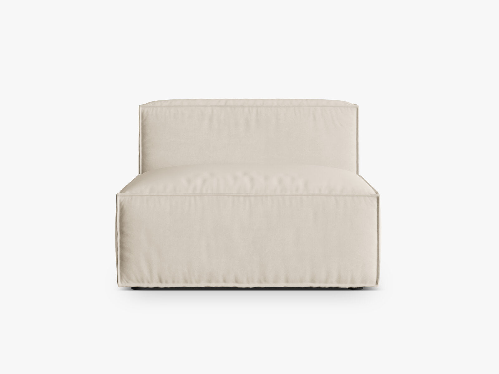 Micadoni Modul Nuria 1-Sitzer Samt Beige
