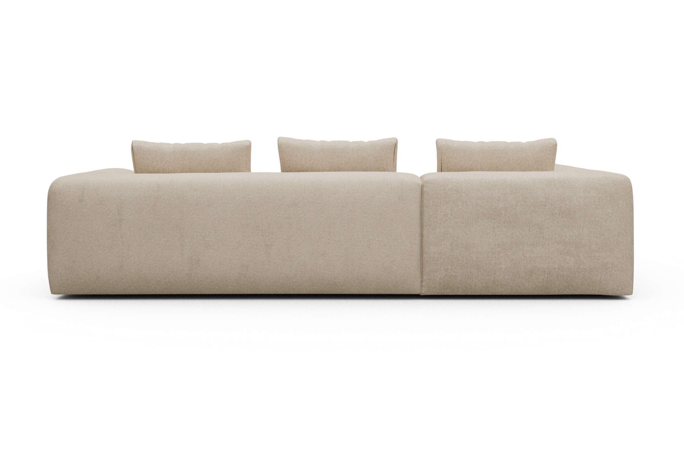 Ecksofa Fred Relax-Ecke links mit 2,5-Sitzer Casone-Natural-Beige