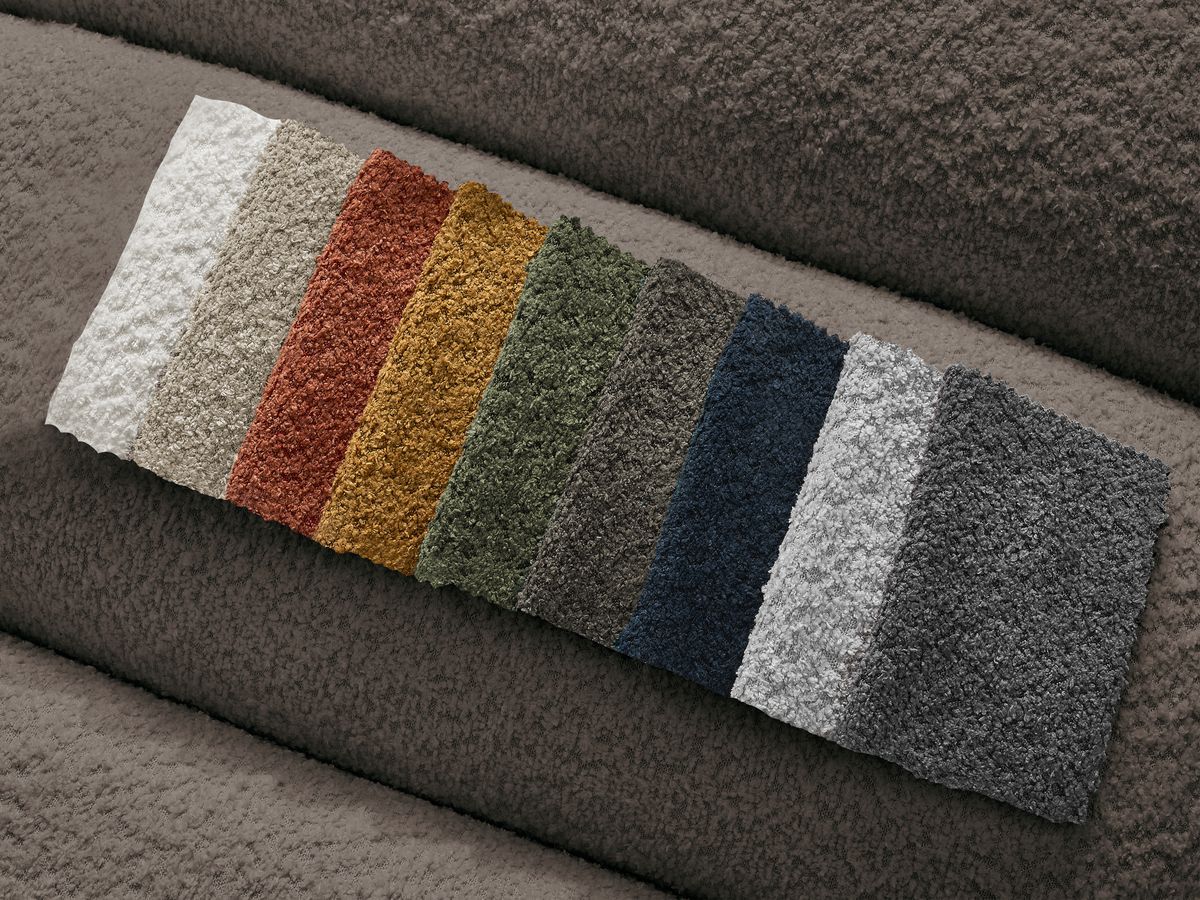 Bobochic Annecy Sofamodul 1-Sitzer Bouclé-Stoff Braun