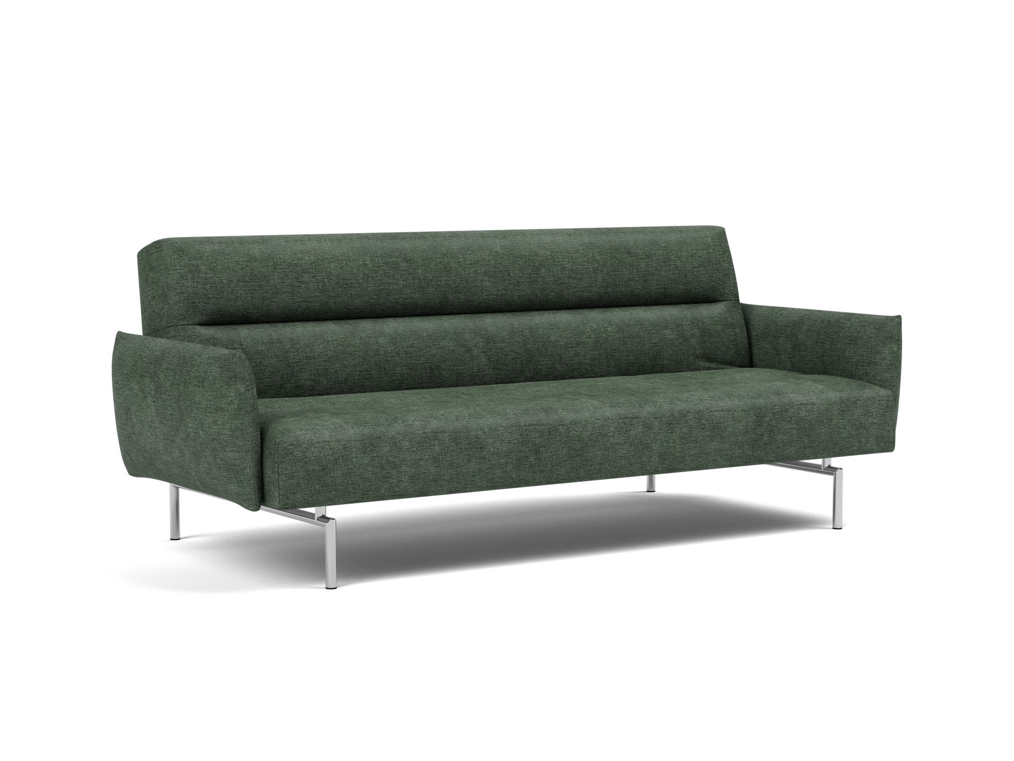 Schlafsofa Jillis mit Armlehnen Flachgewebe Avella 281-Pine-Green