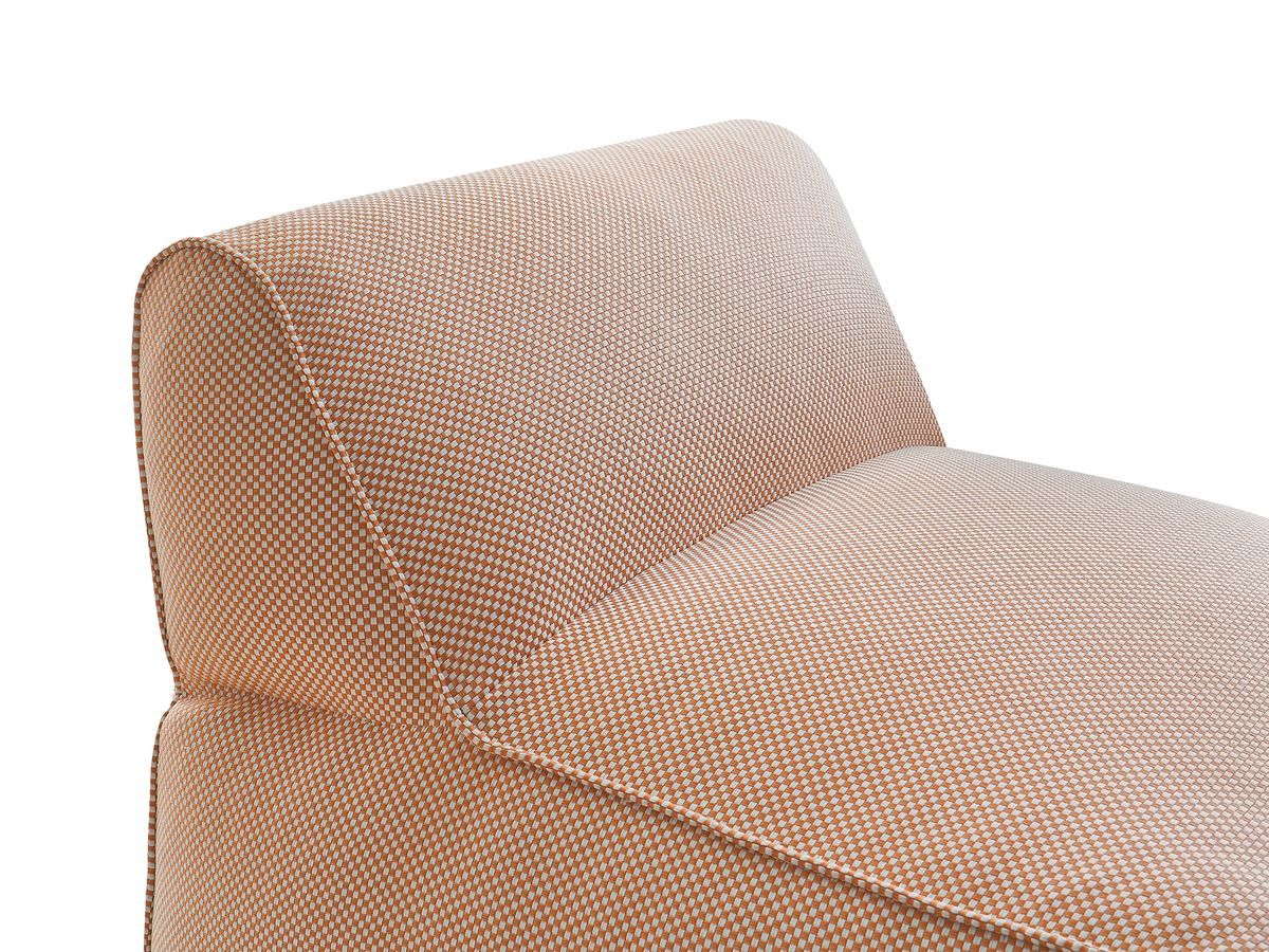 Bobochic Riviera Sofamodul 1-Sitzer Melange-Stoff Orange