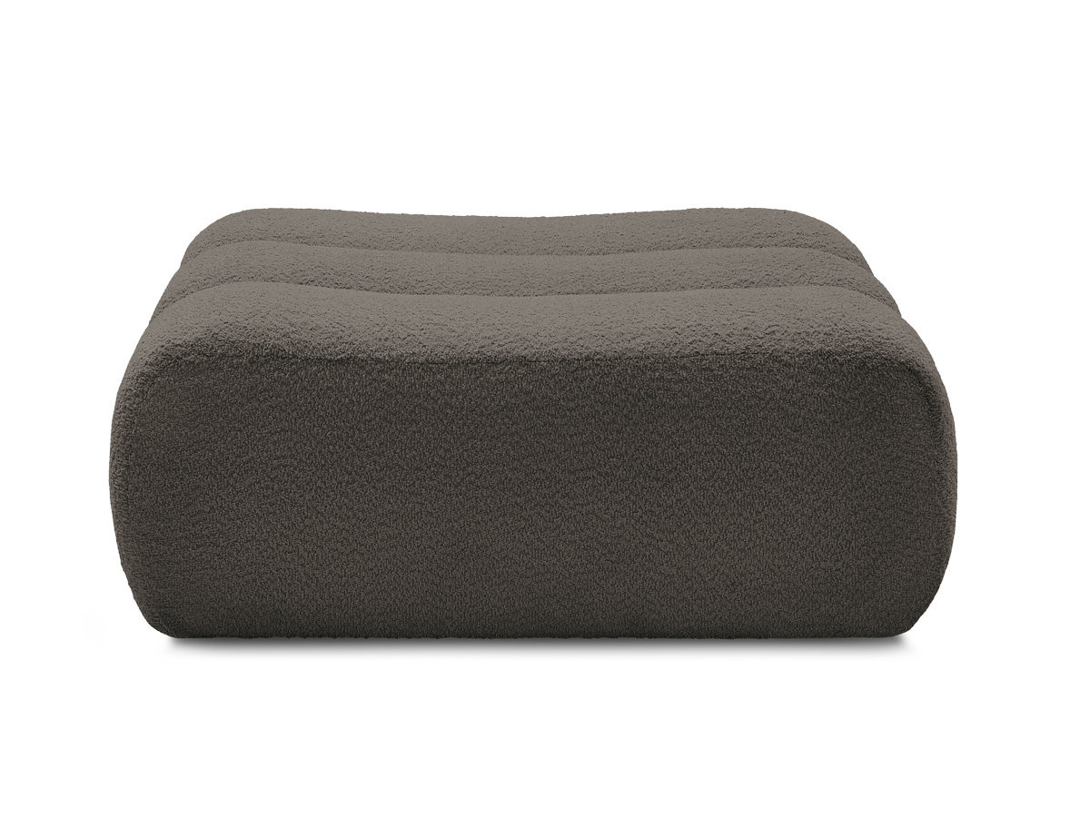 Bobochic Azra Pouf Bouclé-Stoff Braun