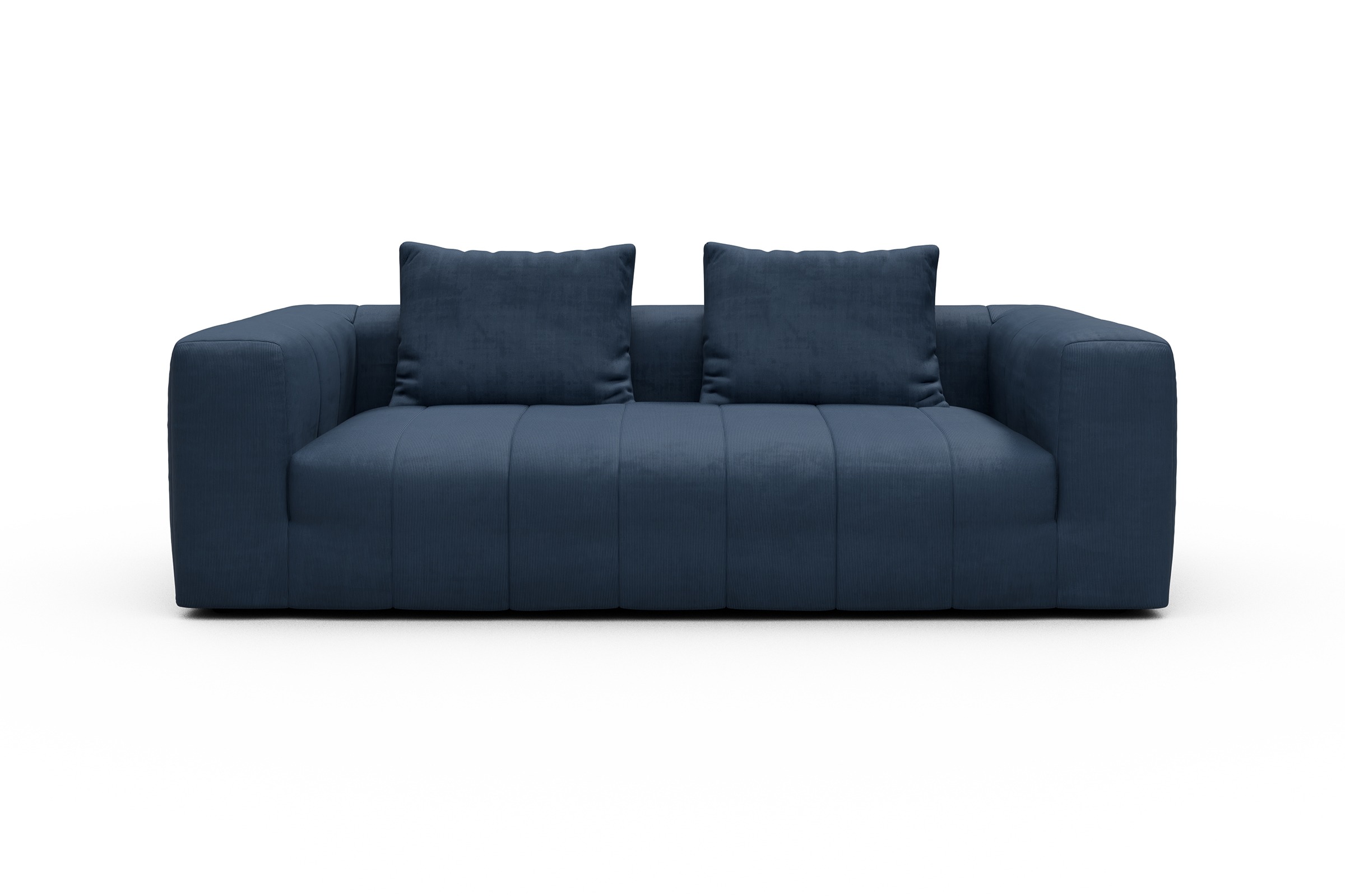 Sofa Hugo 3-Sitzer Cordufine-Royal-Blue
