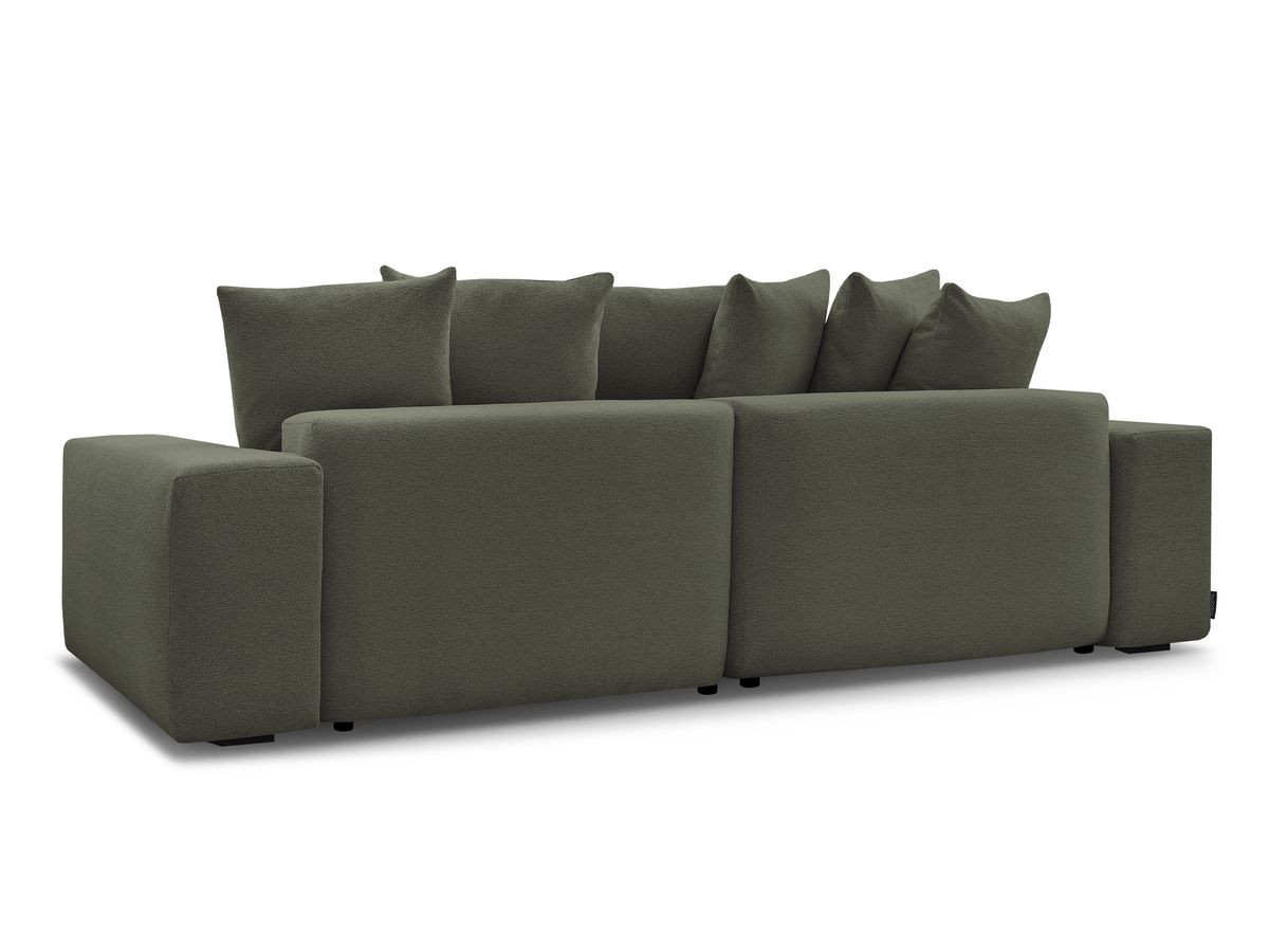 Bobochic Voltaire Ecksofa 310 × 174 cm Melange-Stoff Grün