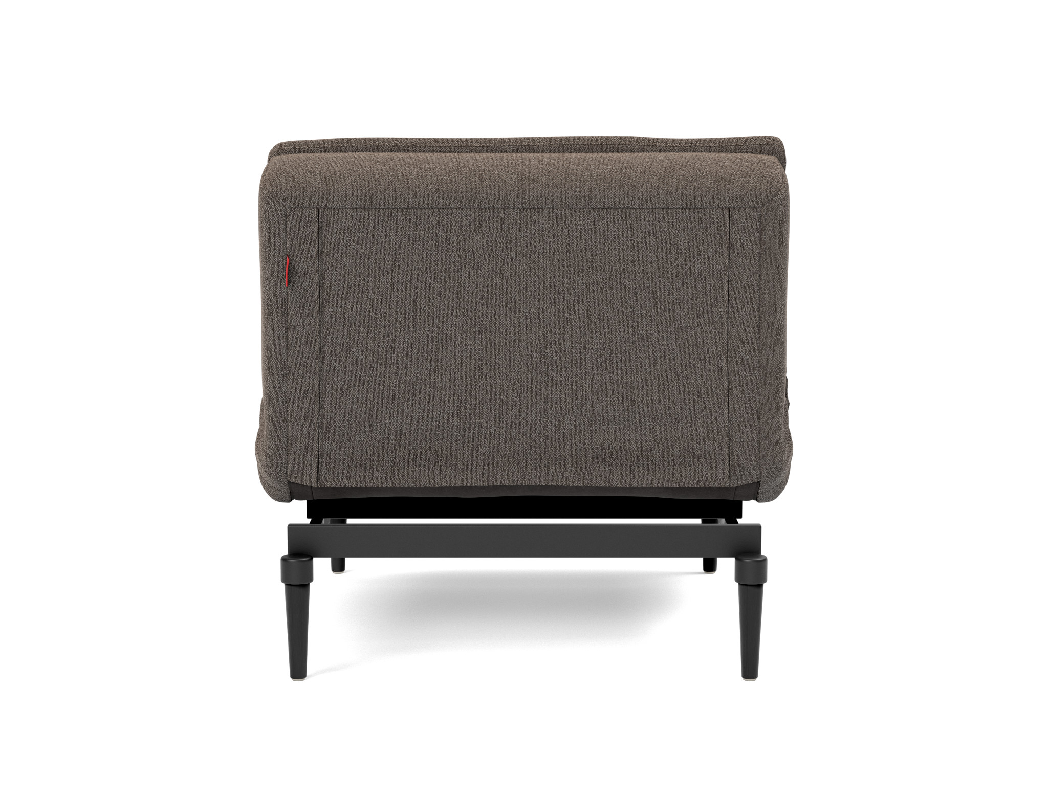 Sessel Dublexo Boucle Skandi 530-Taupe Beine Styletto Eiche schwarz