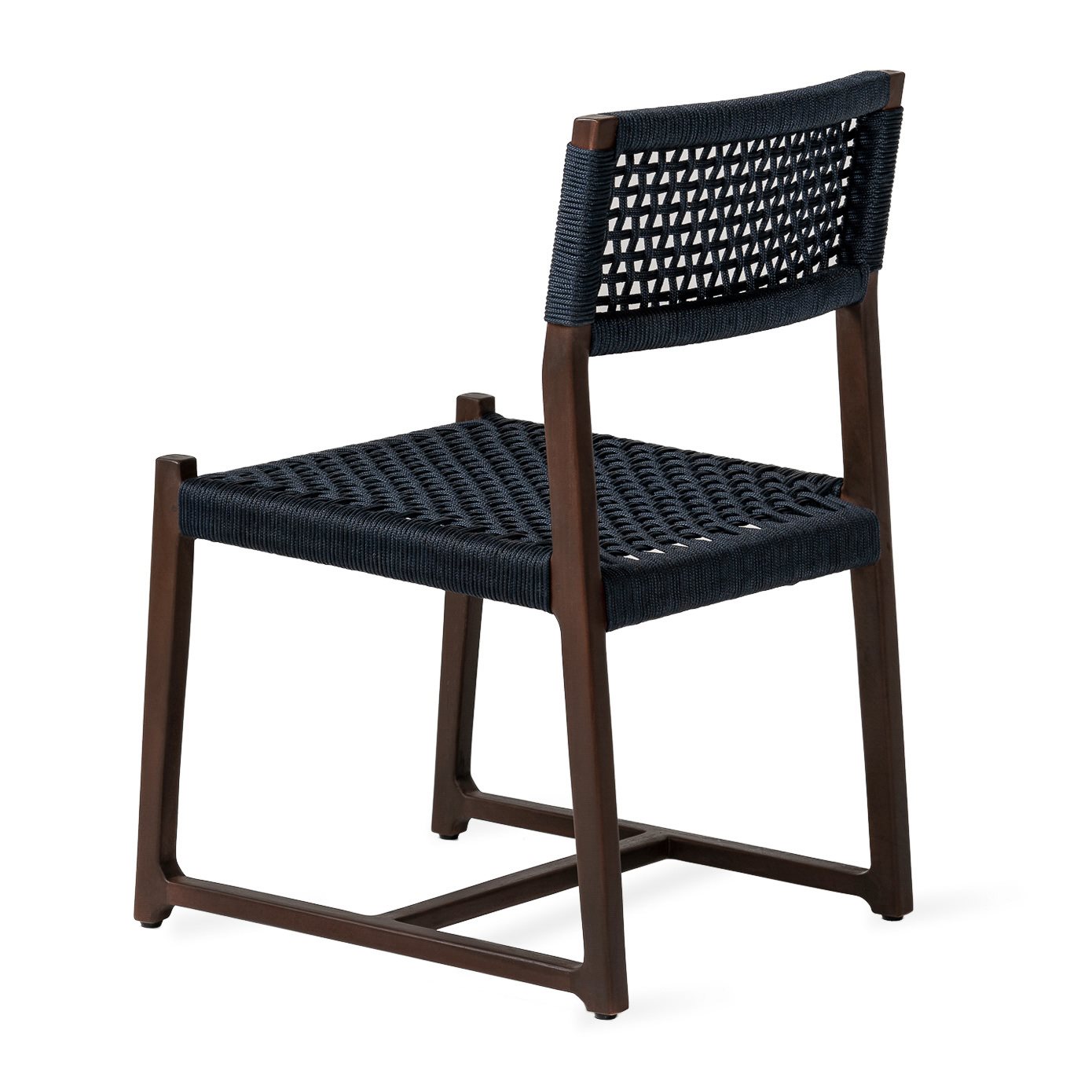 Jesper Home Outdoor-Stuhl Kuwana Indigo-Weave Gestell Espresso
