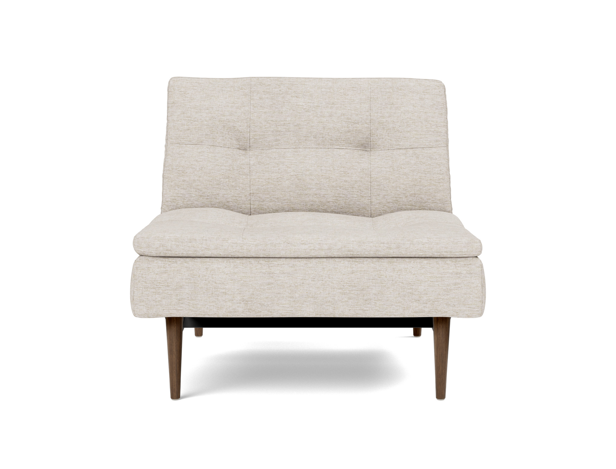 Sessel Dublexo Chenille Yuveno 470-Natural Beine Styletto Eiche dunkel