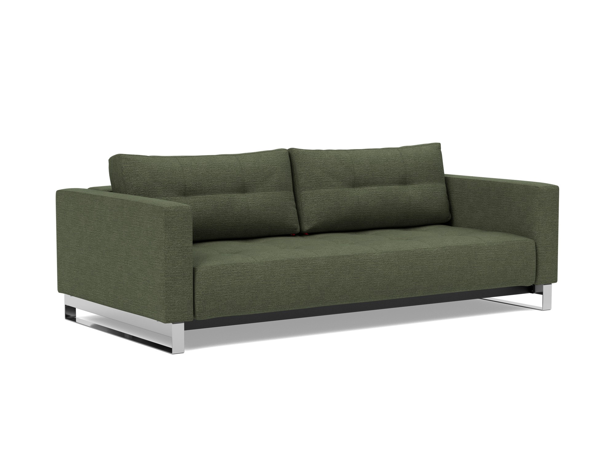 Schlafsofa Cassius D.E.L. Strukturierter Stoff Taura 353-Forest