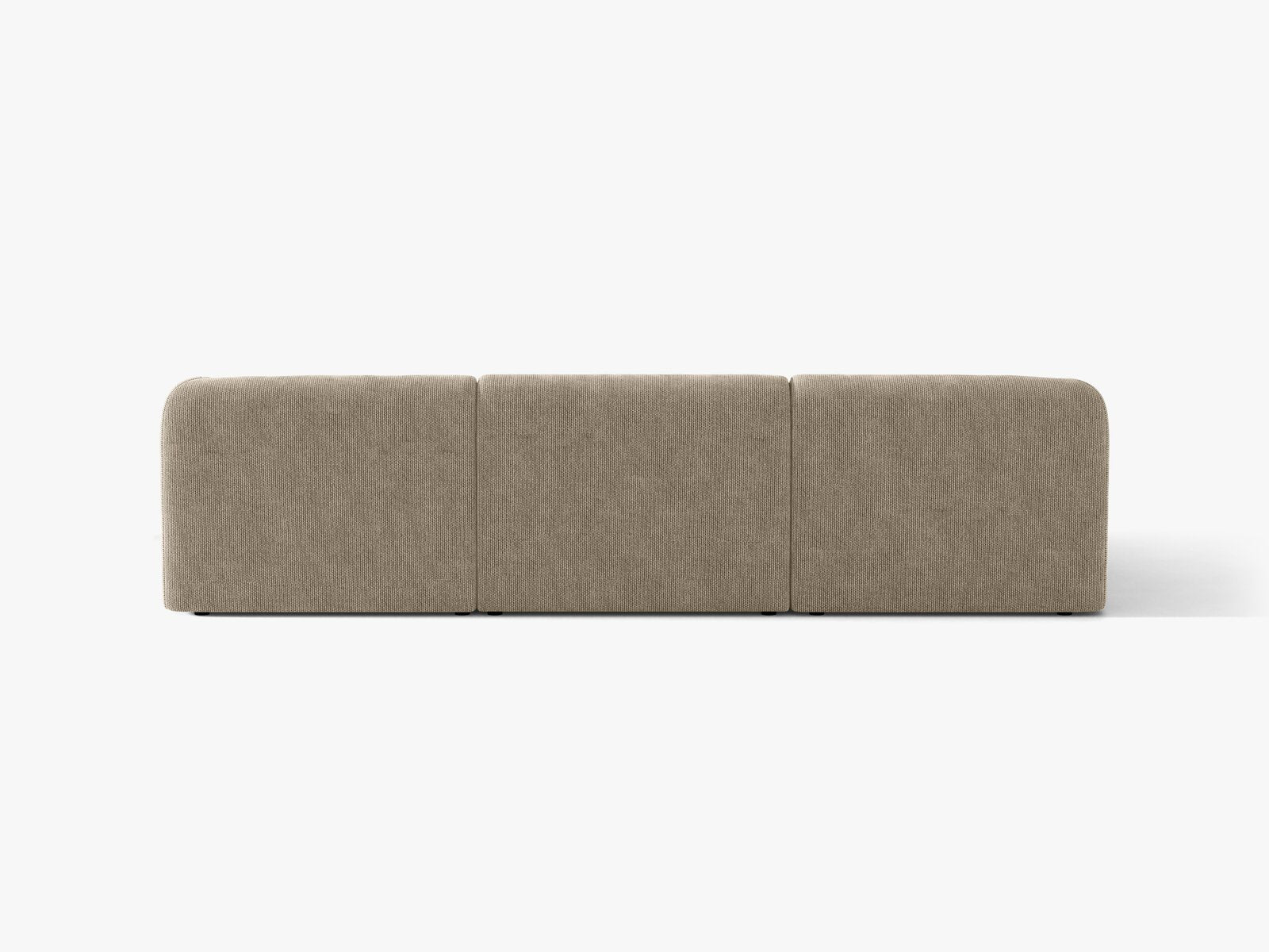 Micadoni Ecksofa Miley 4-Sitzer Links Chenille Haga Beige