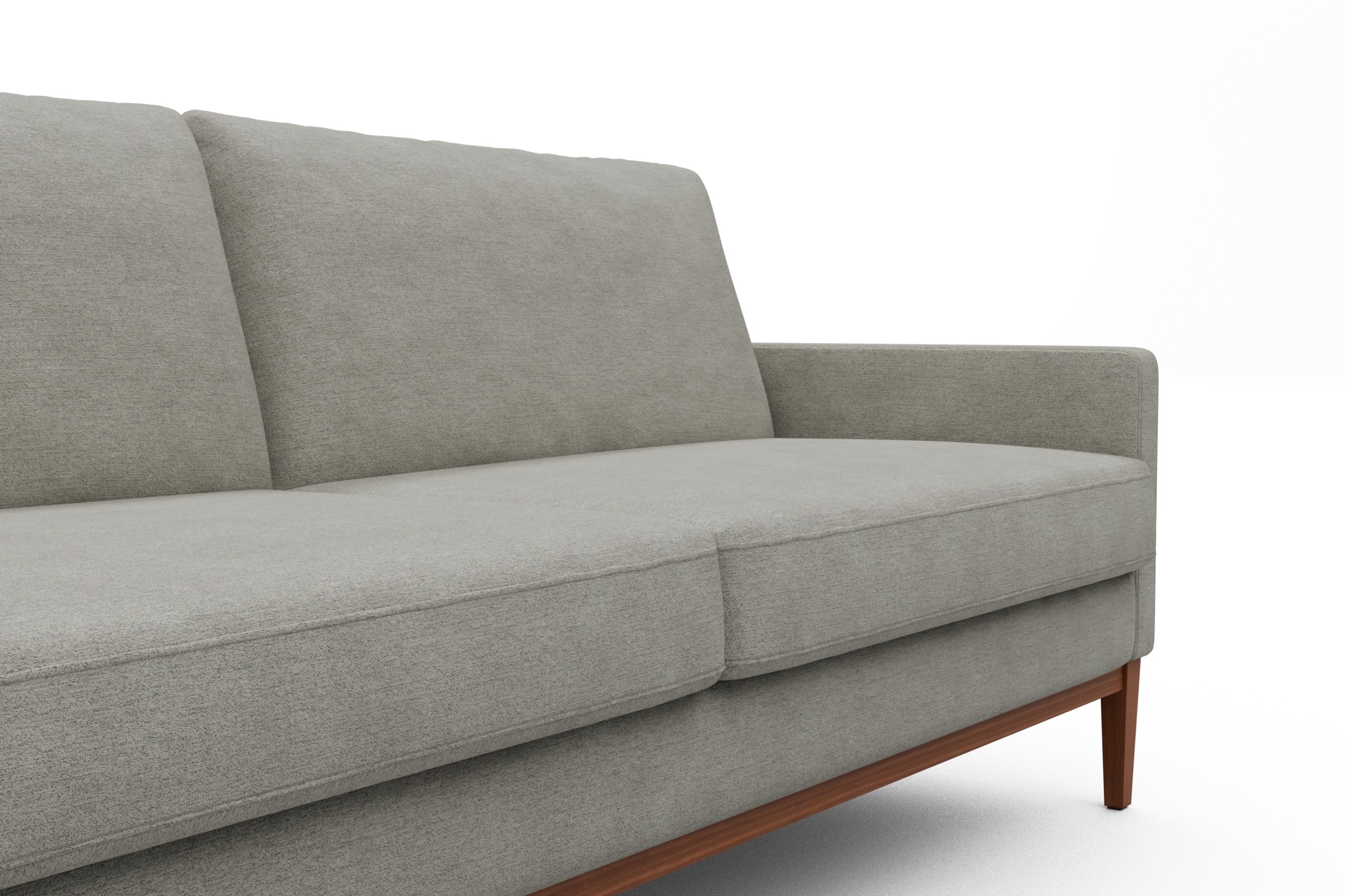 Sofa Bodo 2-Sitzer Carreno-Moon-Stone-White