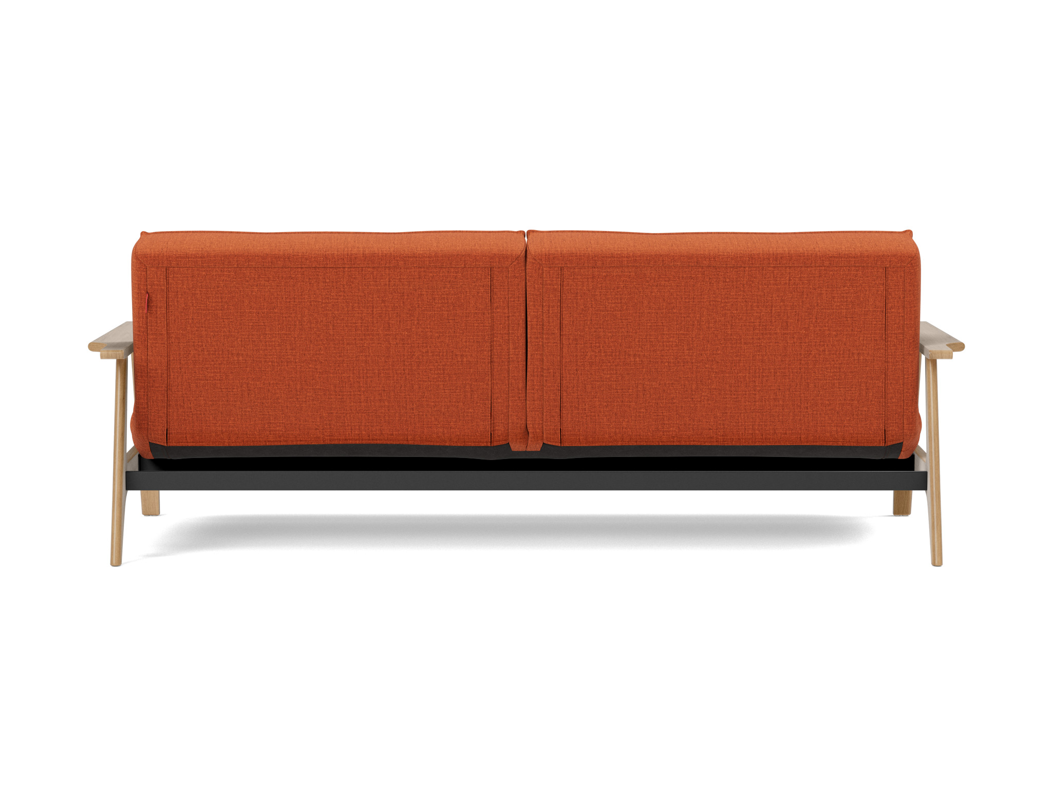 Schlafsofa Splitback Frej Chenille Esina 412-Rust-Orange