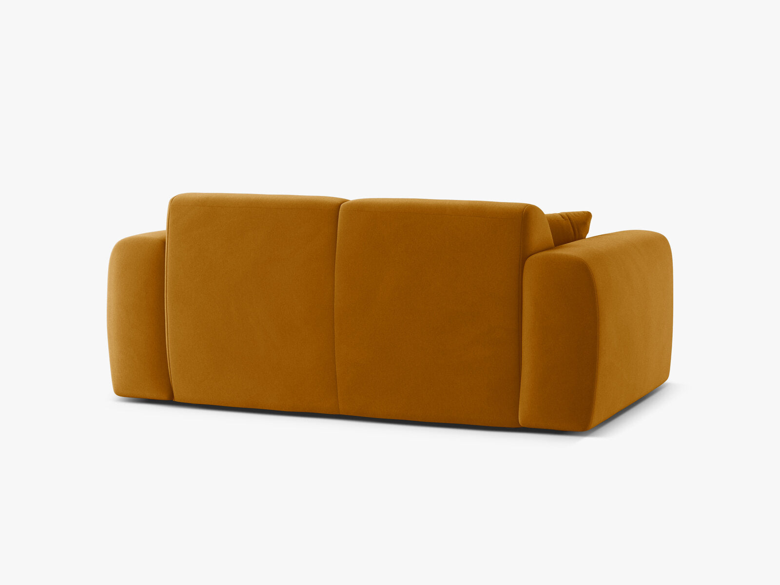 Micadoni Sofa Molino 2-Sitzer Samt Casino Gelb