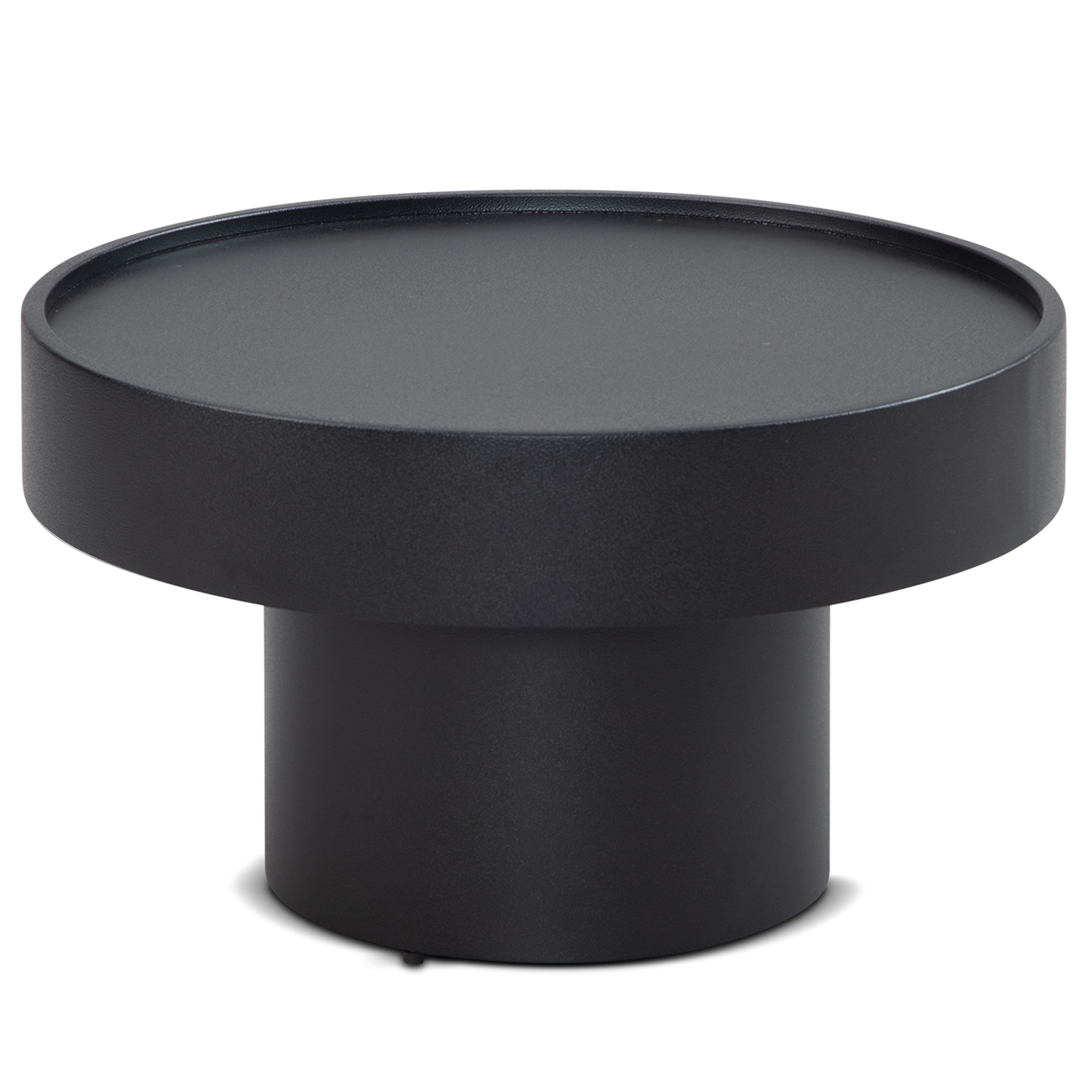 Couchtisch Bjarkoy Metall Schwarz Ø 60 cm
