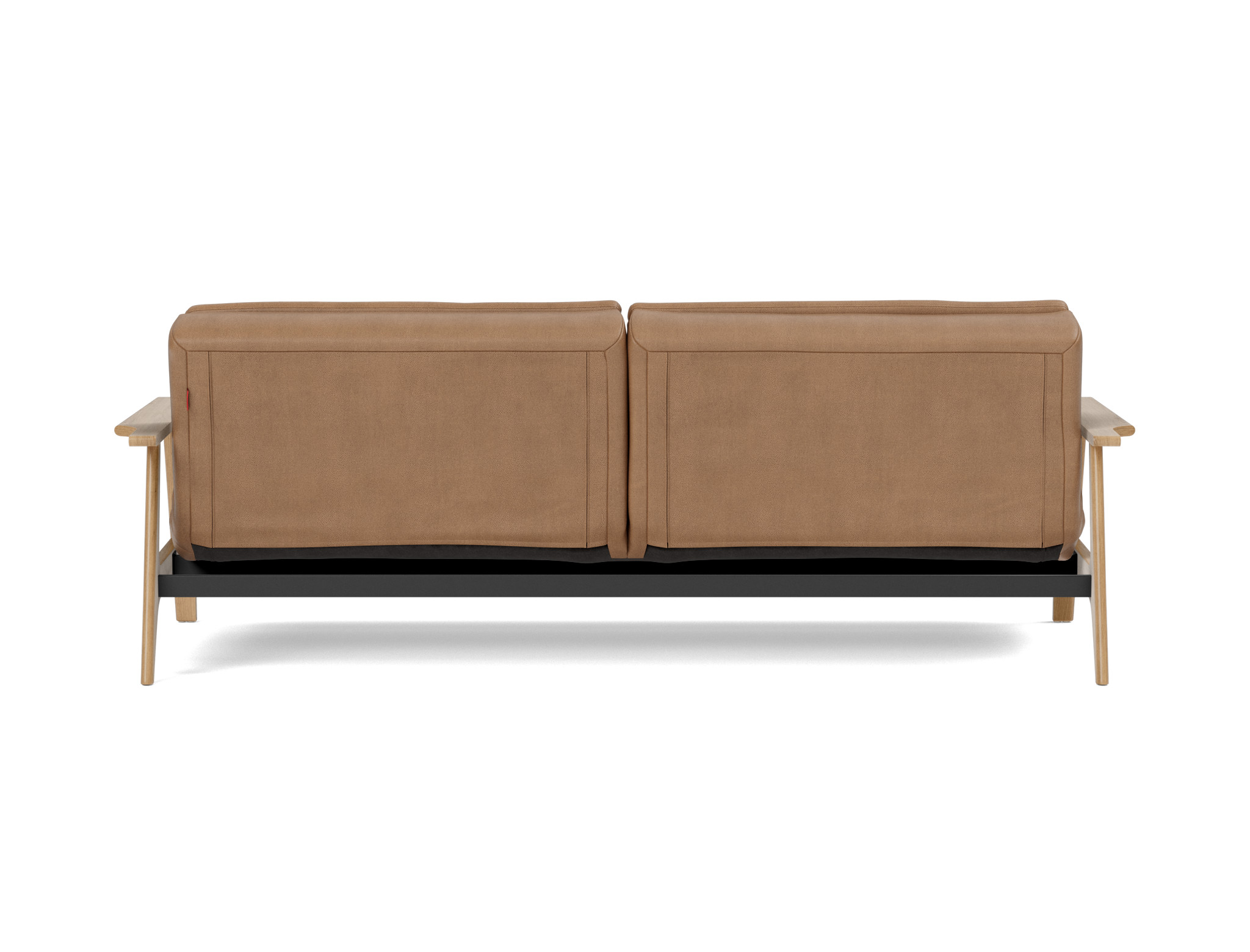Schlafsofa Dublexo Frej Lederoptik Faunal 551-Brown