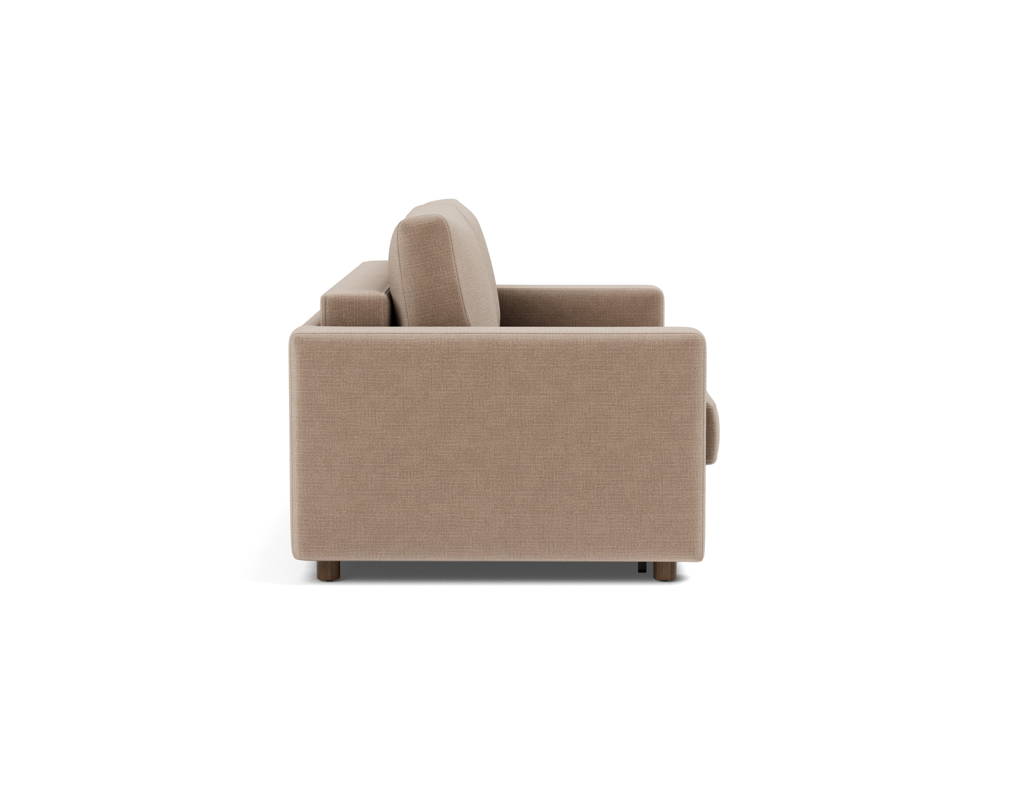 Schlafsofa Neah mit Standard-Armlehnen 160 Chenille Esina 417-Mocha