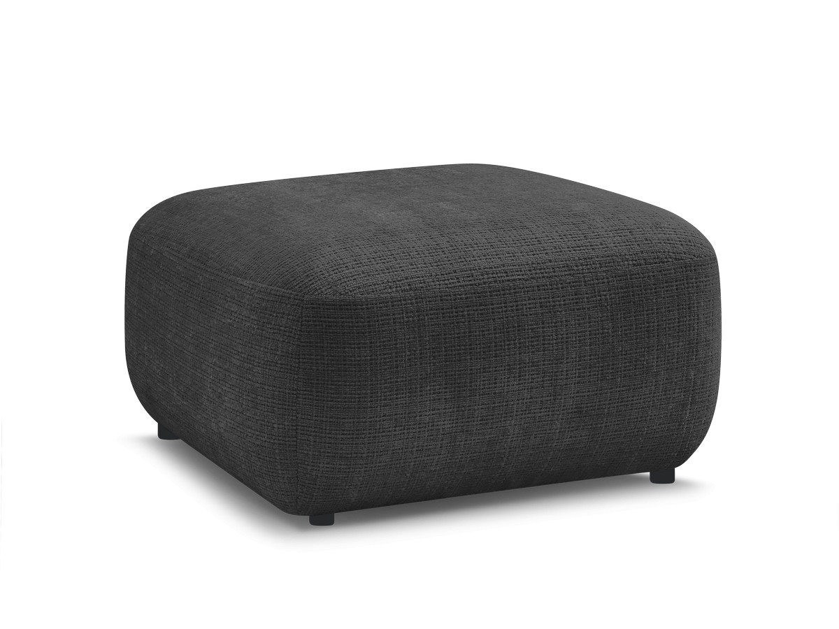 Bobochic Denise Pouf Strukturstoff Schwarz