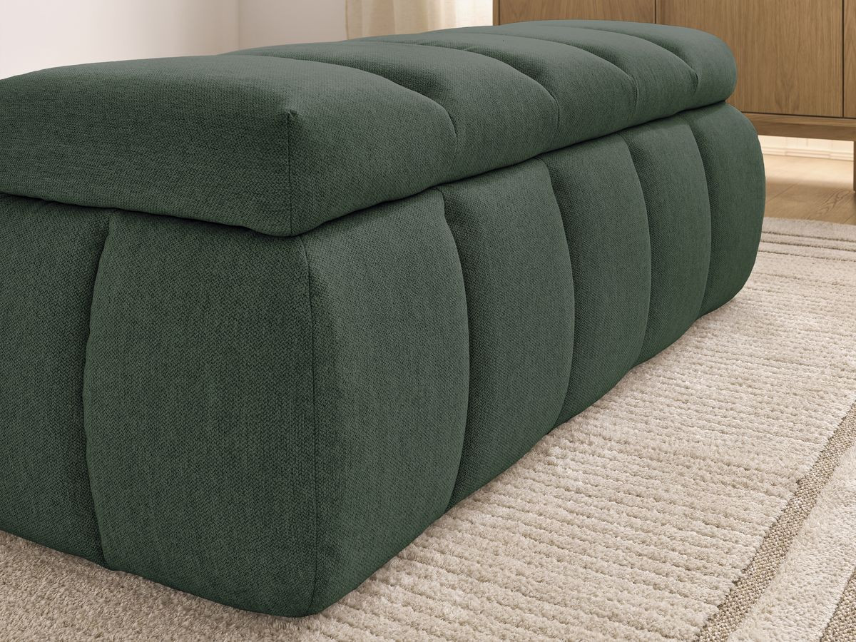 Bobochic Denali Bettbank 144 × 54 cm Stoff Grün