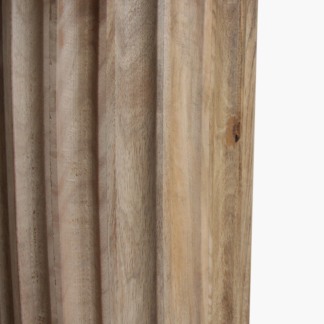 Raw Materials Bullnose Beistelltisch Reversed Natur Ø 50cm