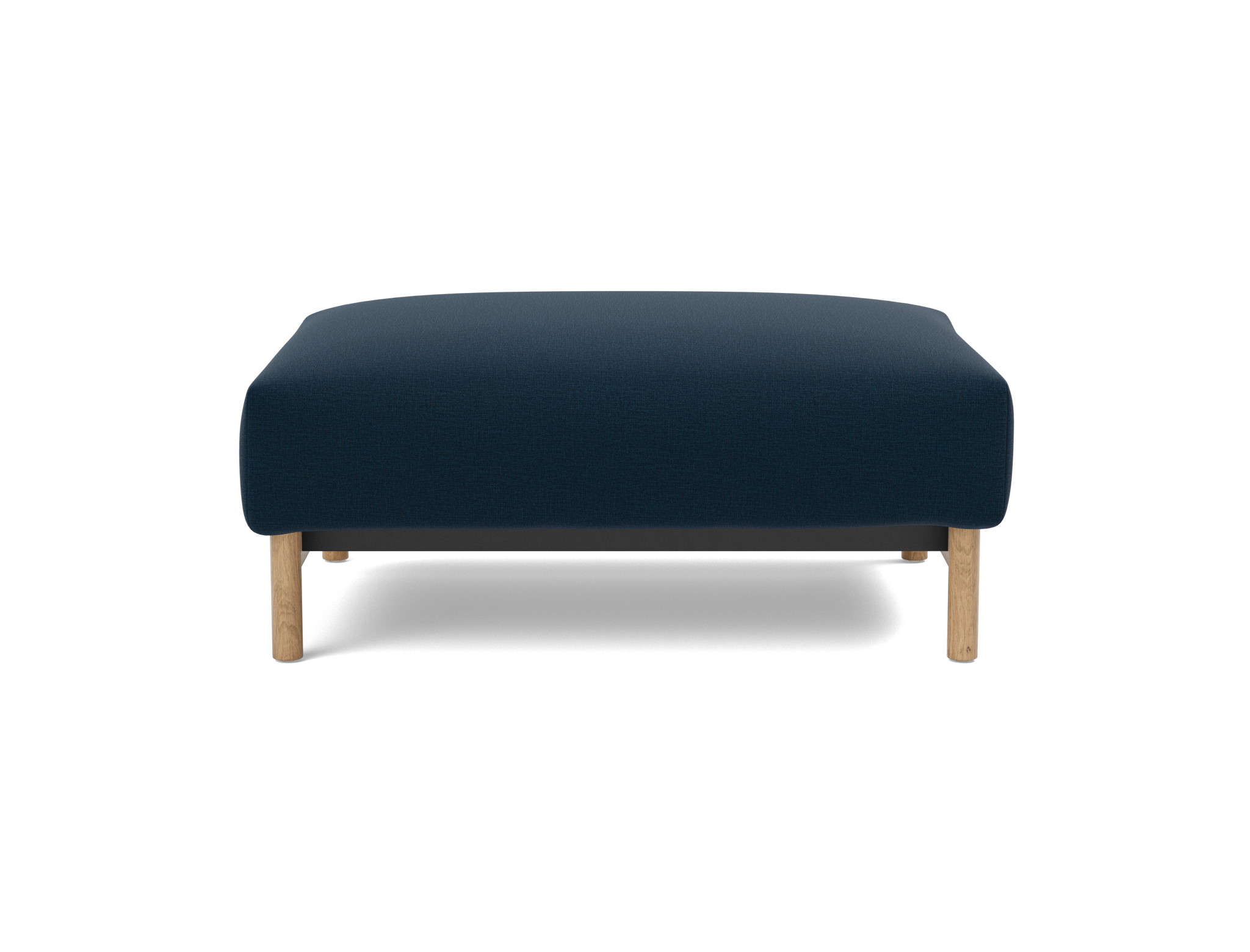 Hocker Malloy Flachgewebe Mixed Dance 528-Blue Beine Eiche