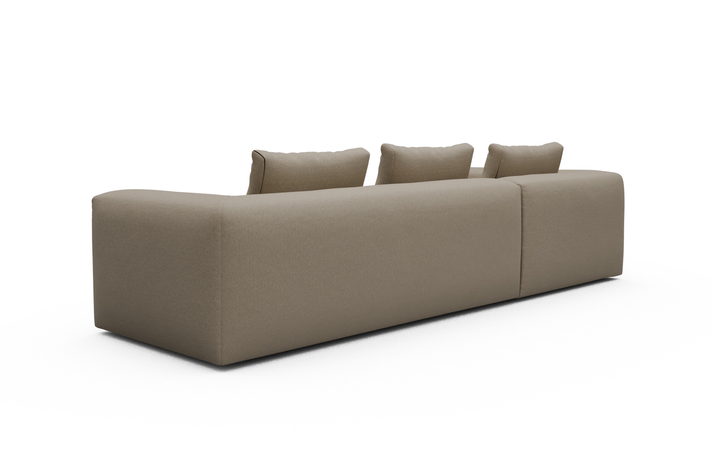 Ecksofa Fred Relax-Ecke links mit 2,5-Sitzer Satya-Natural