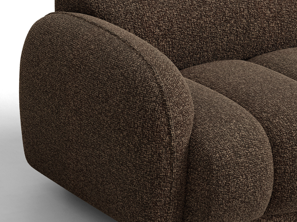 Cosmopolitan Design Sofa Bilbao 3-Sitzer Boucle Miles Braun