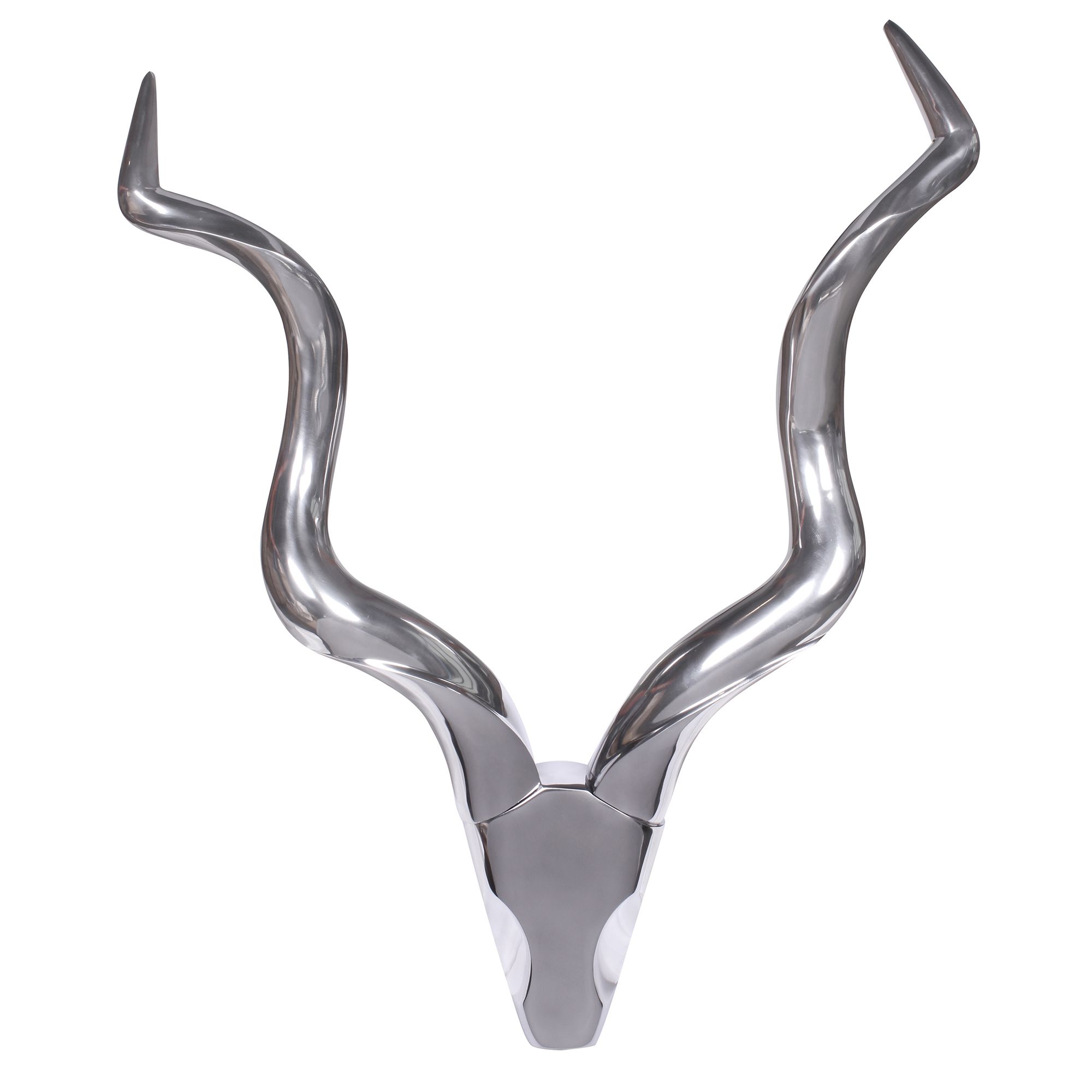 Dekogeweih Elverum Aluminium Silber 80 × 10 × 110 cm