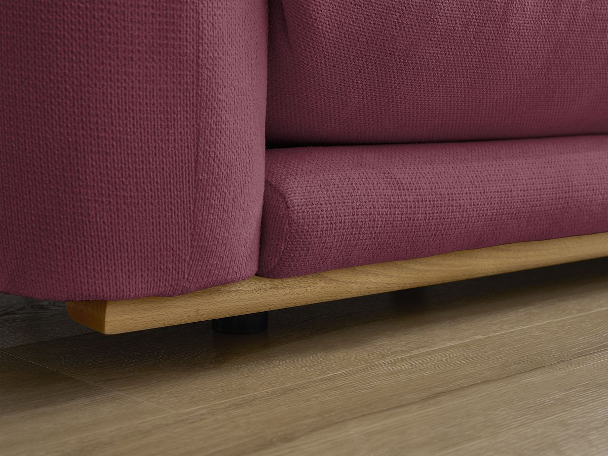 Bobochic Ernest Sofa 5-Sitzer Stoff Rot