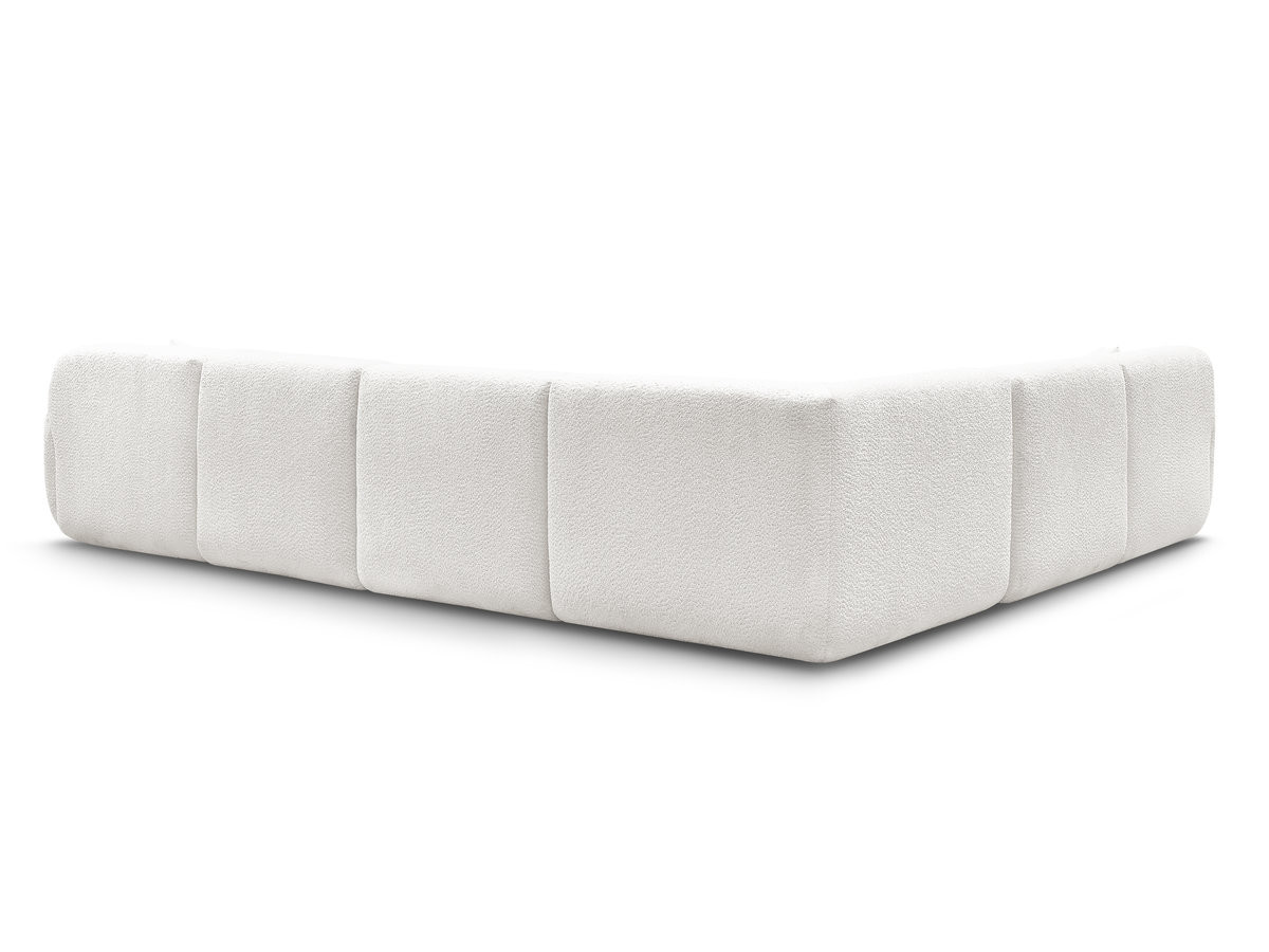 Bobochic Anda Wohnlandschaft Chenille Weiß Ecke links