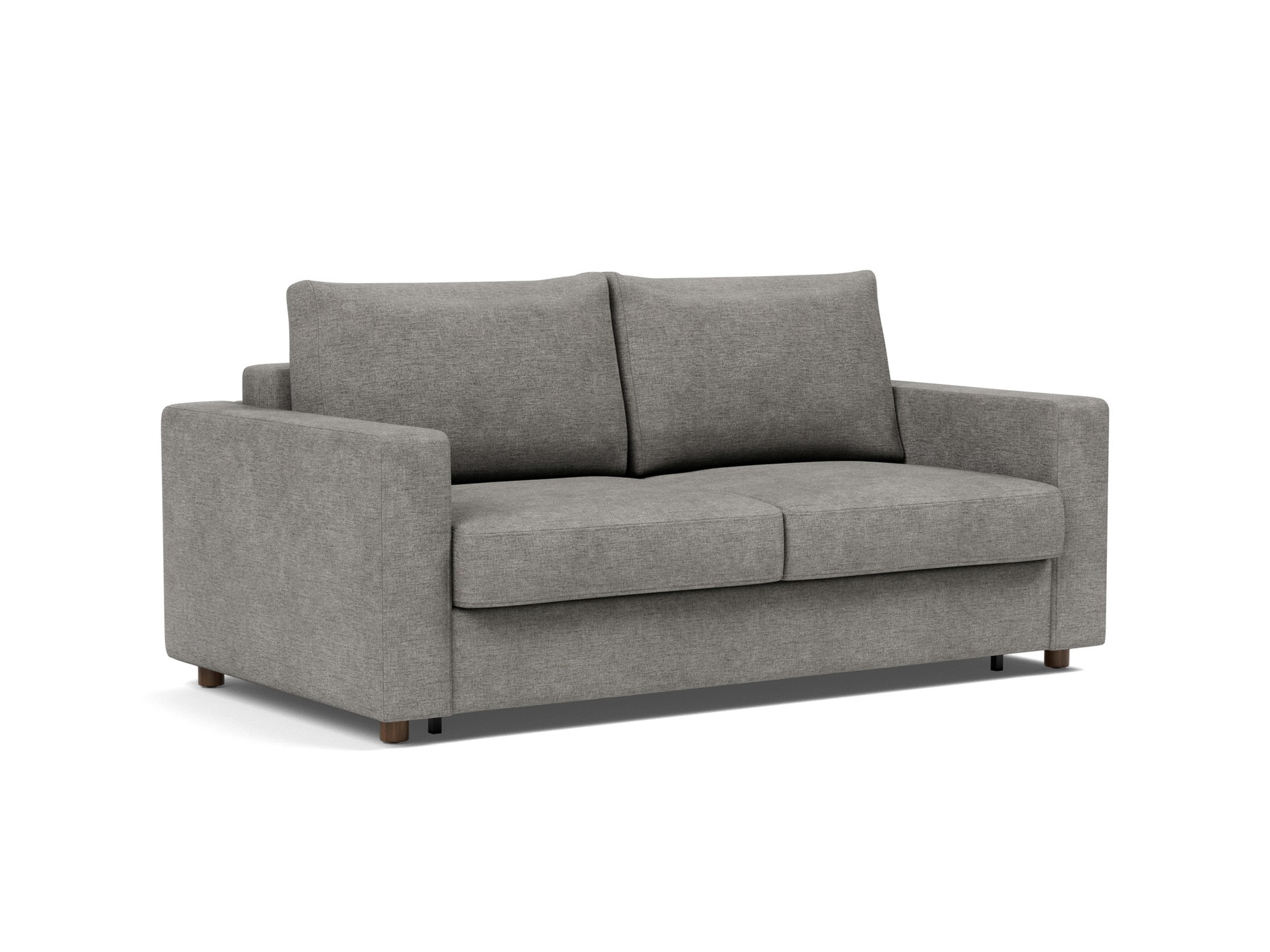 Schlafsofa Neah mit Standard-Armlehnen 160 Flachgewebe Avella 282-Warm-Grey