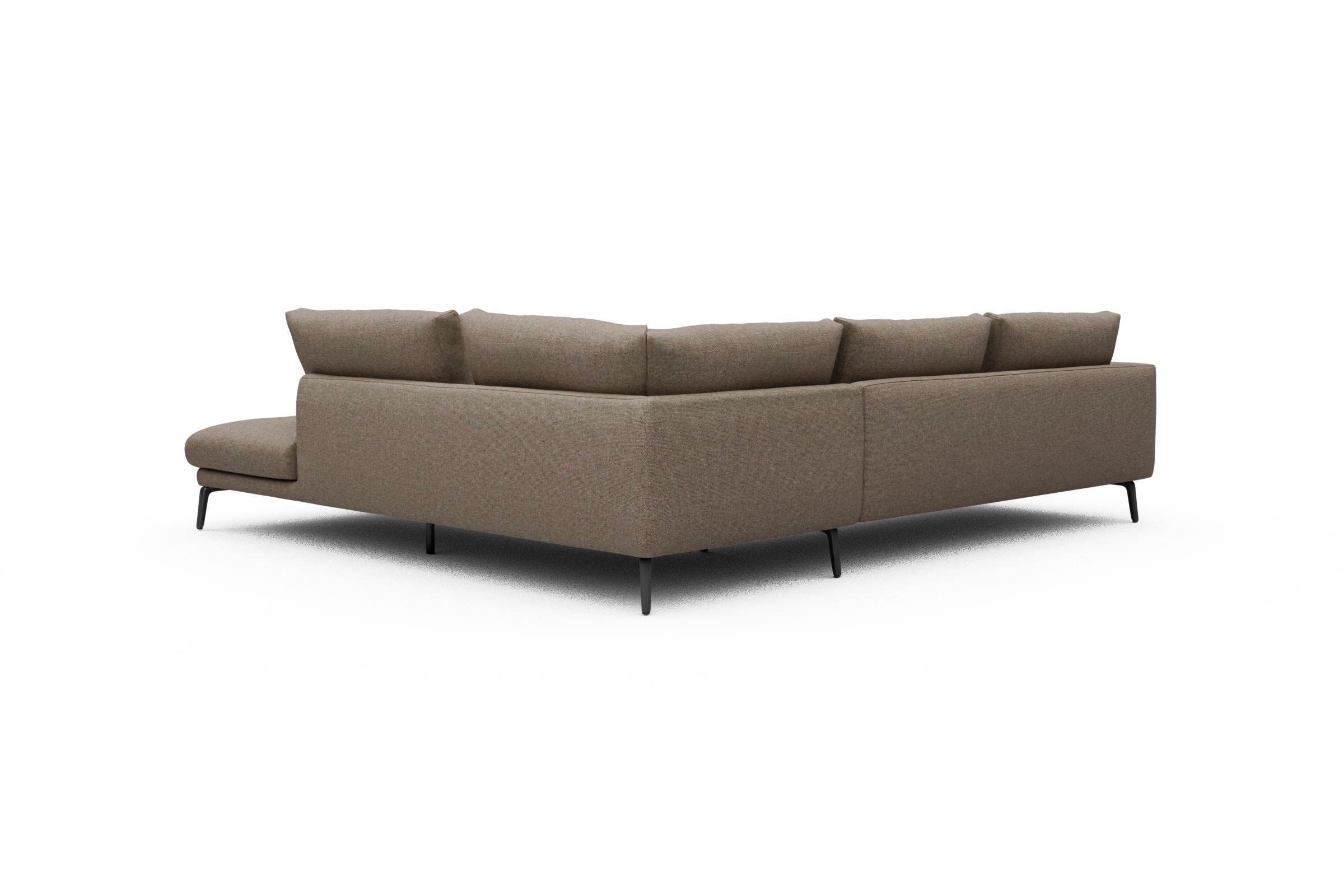Ecksofa Karl Relax-Ecke rechts mit 2,5-Sitzer Sama-Antelope