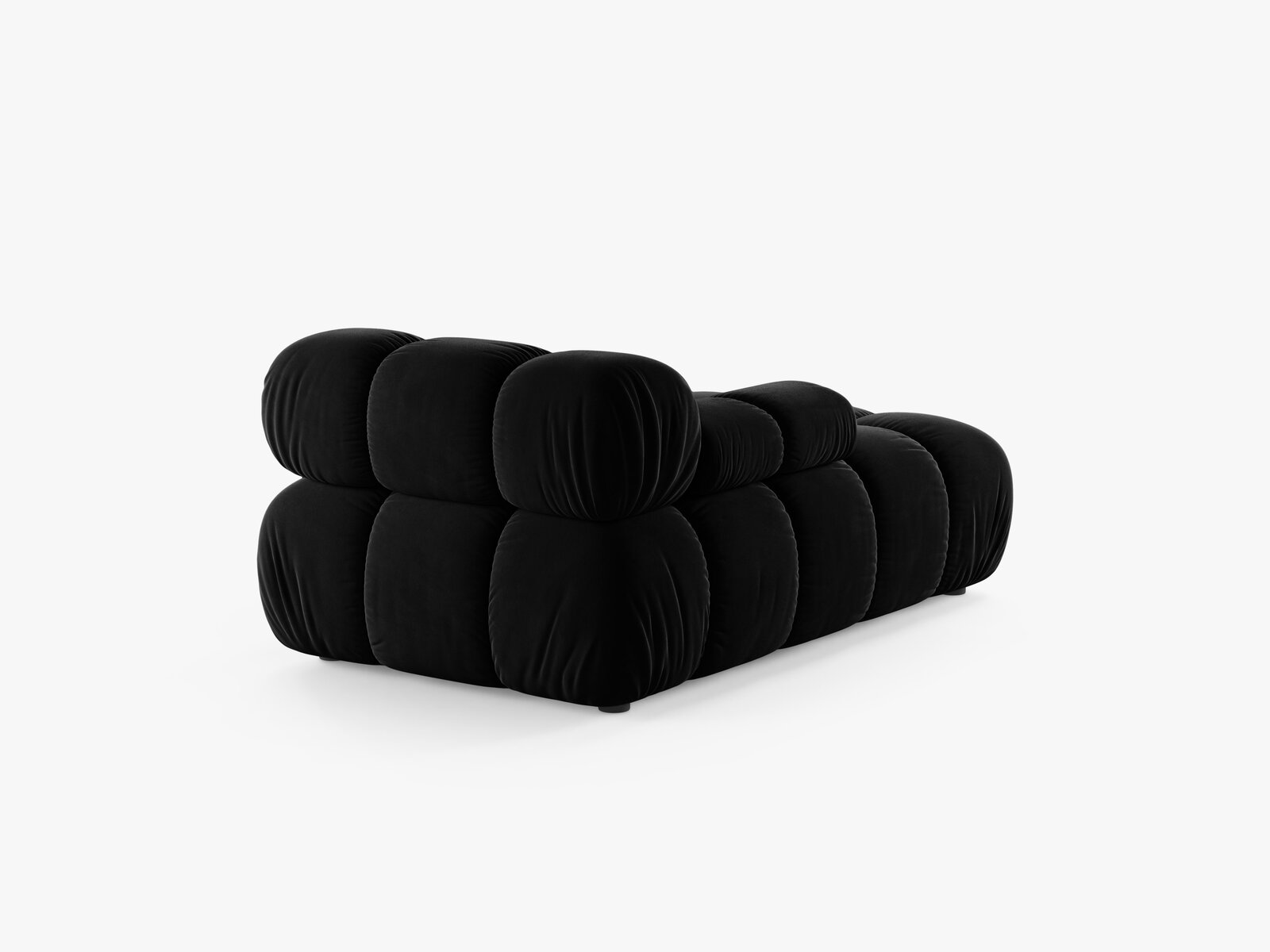 Micadoni Recamiere Bellis Samt Venus Schwarz Links