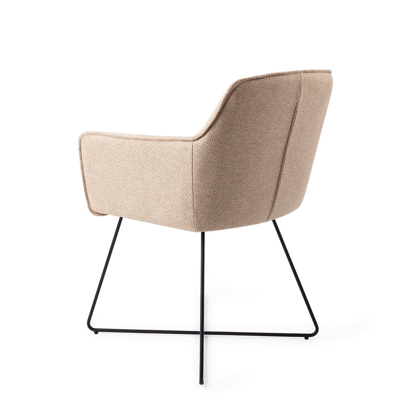 Jesper Home Esszimmerstuhl Hofu Wild-Walnut Cross Schwarz