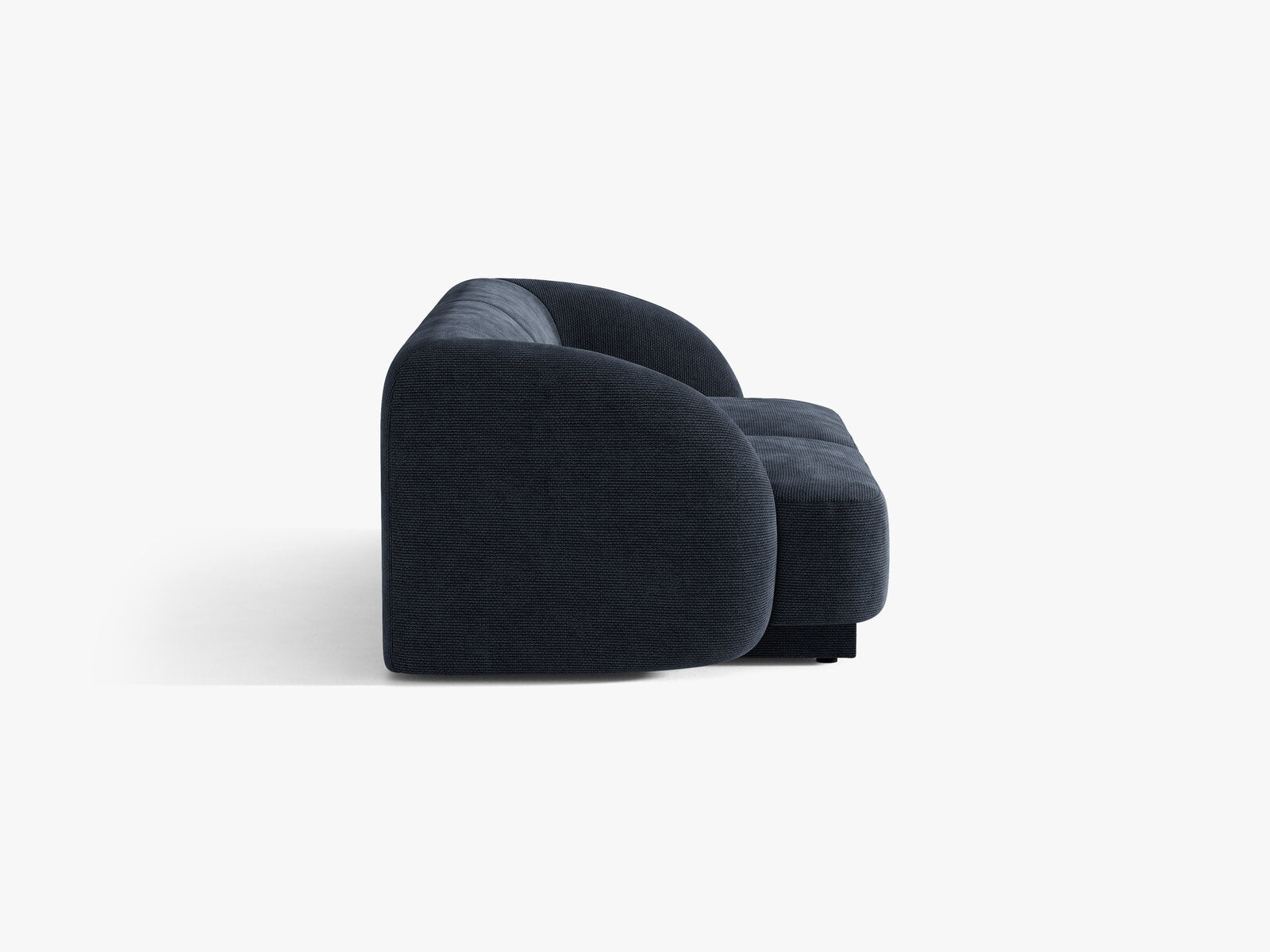 Micadoni Sofa Miley 2-Sitzer Chenille Eden Marineblau