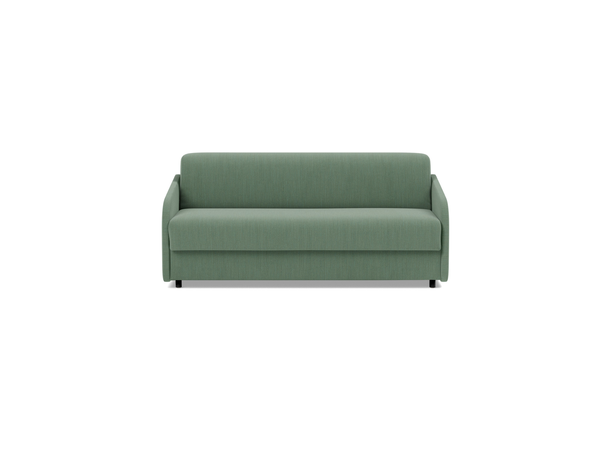 Schlafsofa Eivor mit Memory-Matratze 140 Flachgewebe Elegance 518-Green