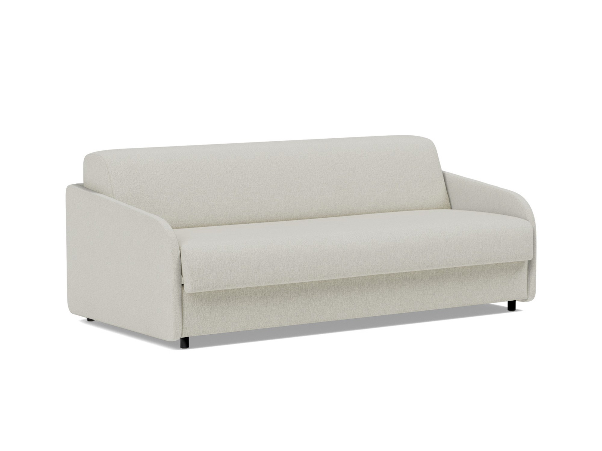 Schlafsofa Eivor mit Memory-Matratze 160 Flachgewebe Mixed Dance 527-Natural