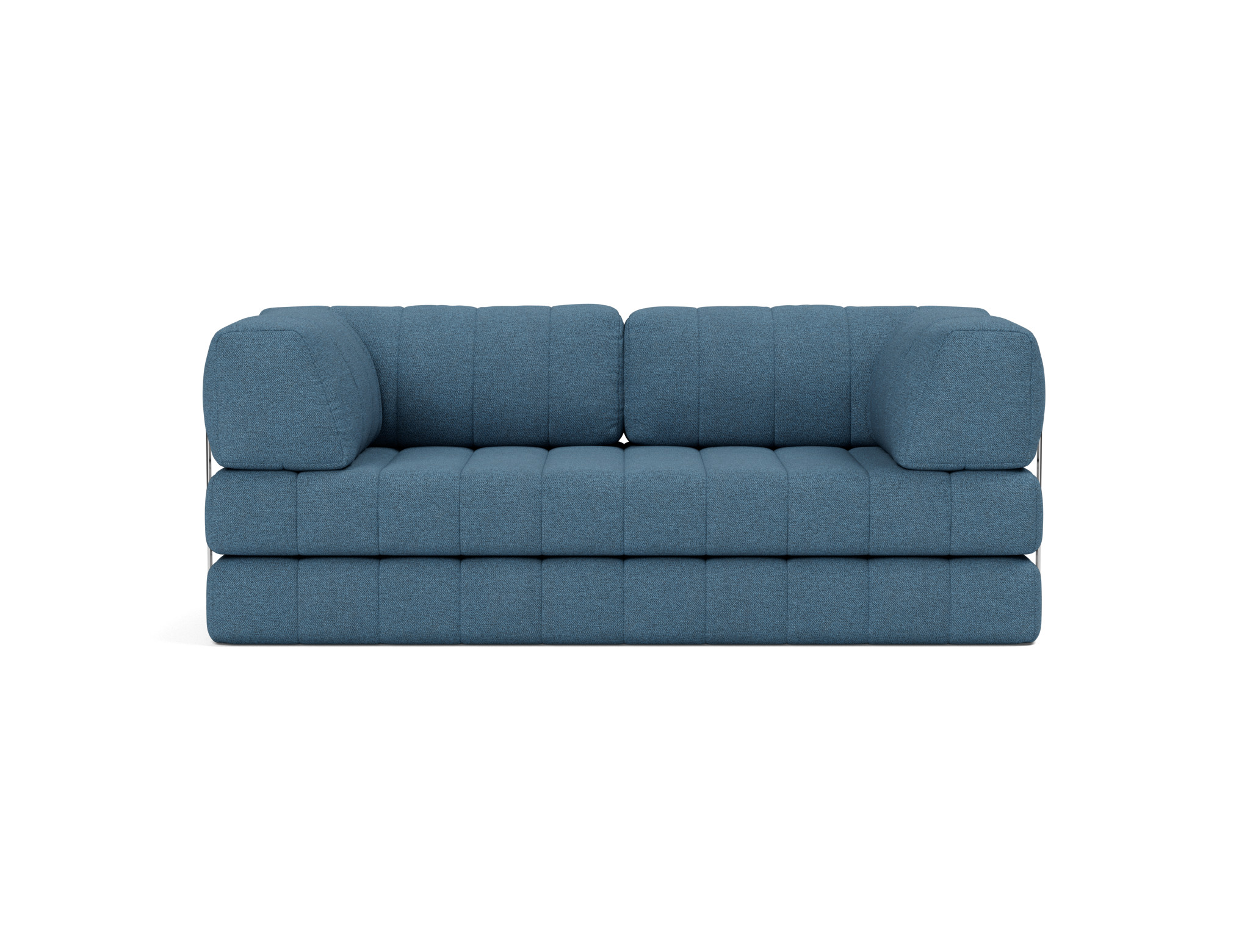 Schlafsofa CozyPad mit Armlehnen Strukturierter Stoff Weda 302-Weda-Blue
