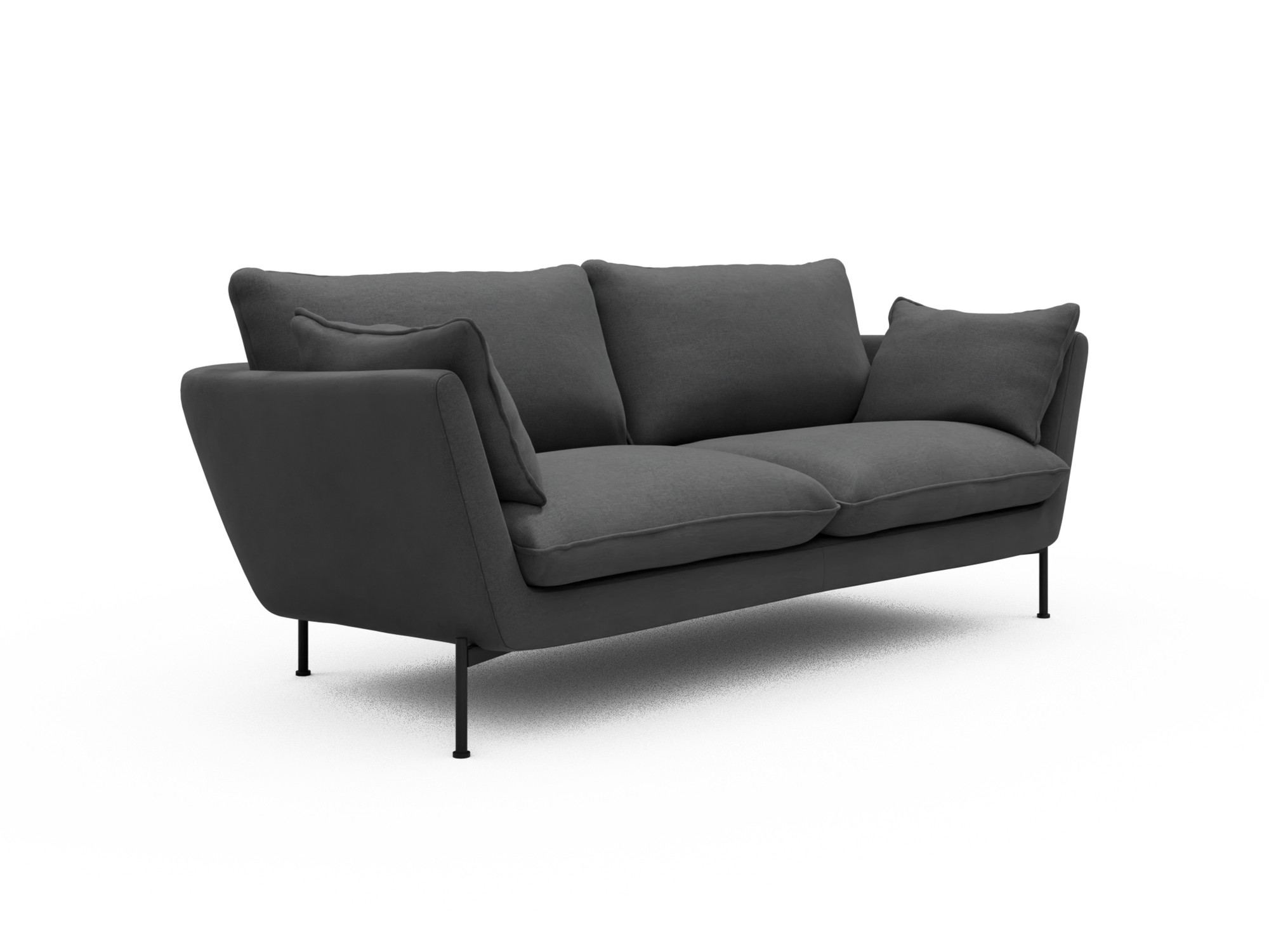Skandi Home Sofa Anton 2-Sitzer Satya-Zinc moebelfaktor